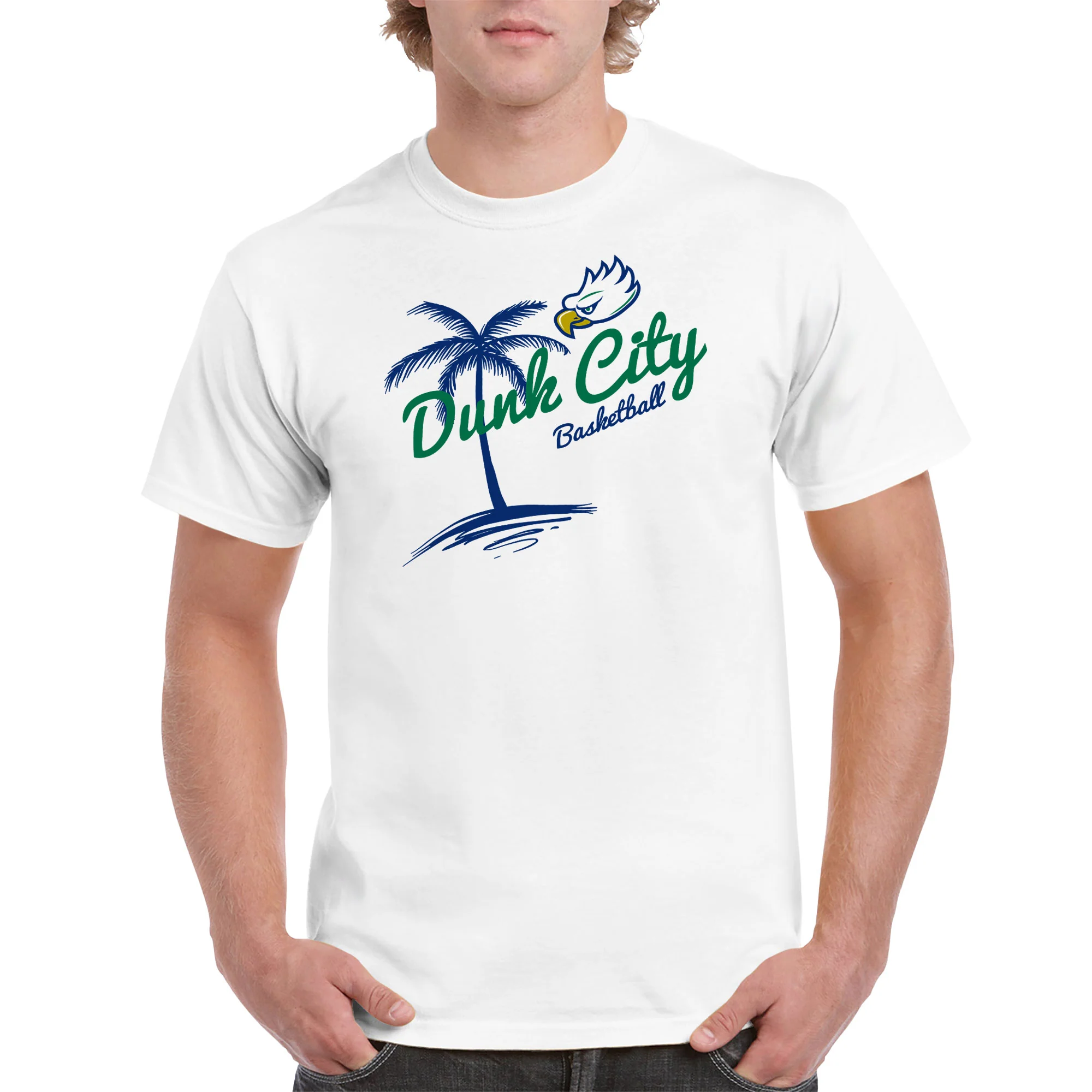Florida Gulf Coast University Eagles Dunk City Palm Short Sleeve T Shirt - White - Image 3