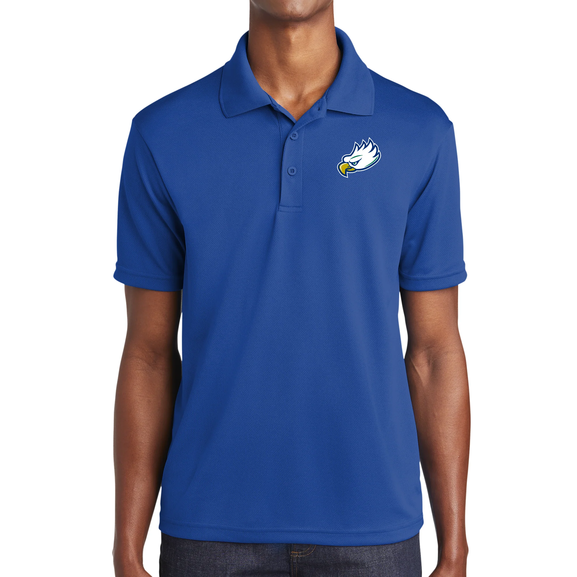 Florida Gulf Coast University Eagles Primary Logo Polo - Royal - Image 3