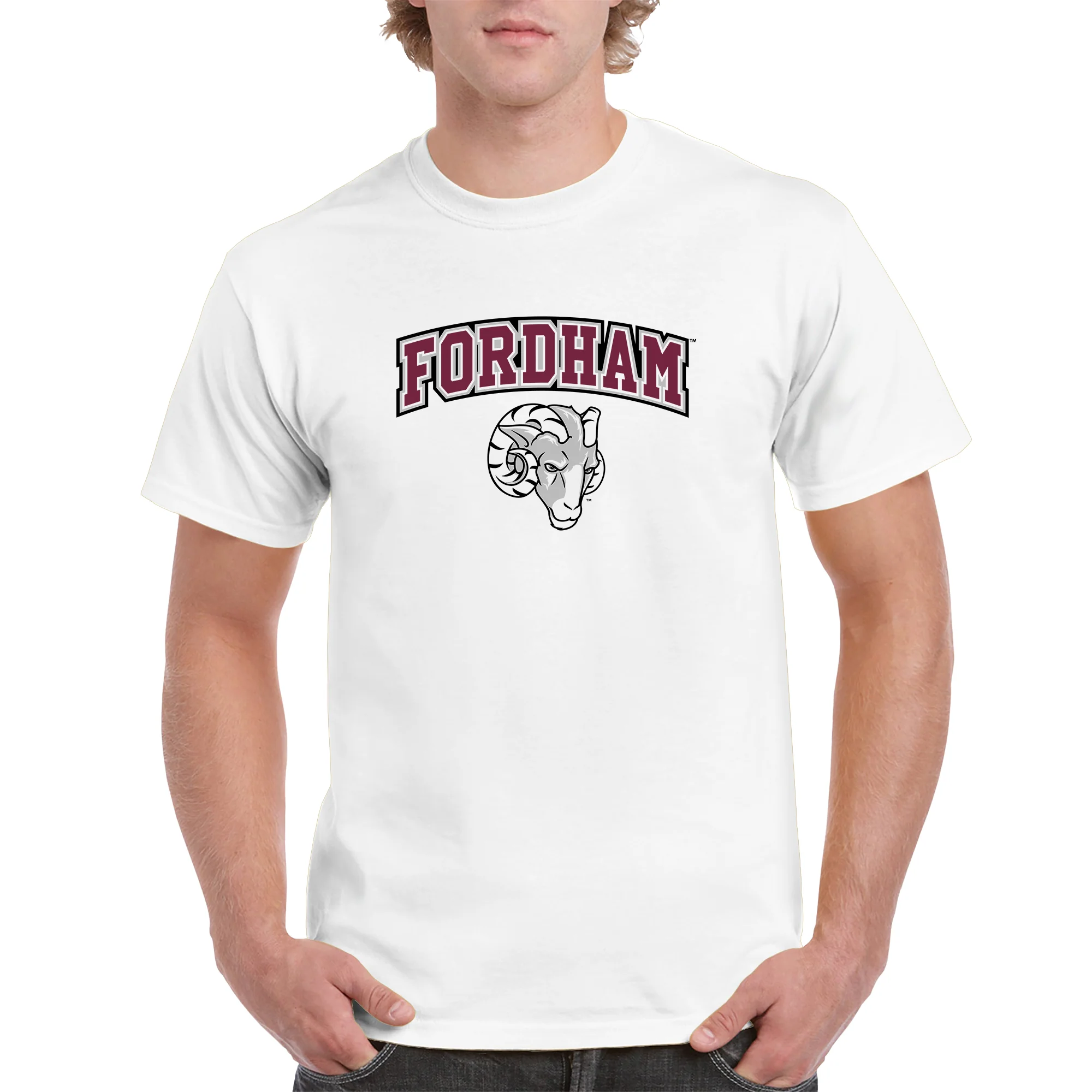 Fordham University Rams Arch Logo T-Shirt - Image 6