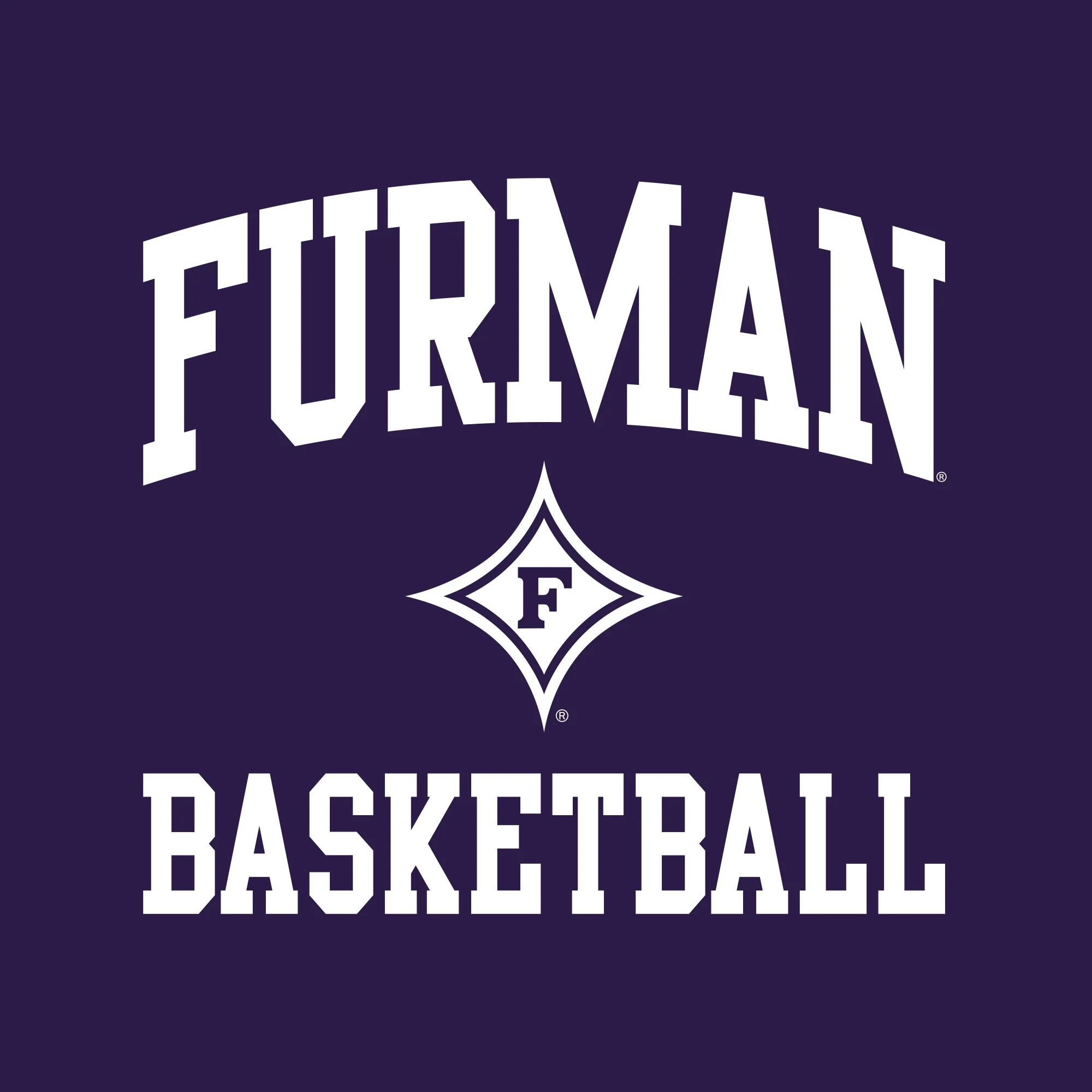 Furman Arch Logo Basketball Hoodie - Purple - Image 2
