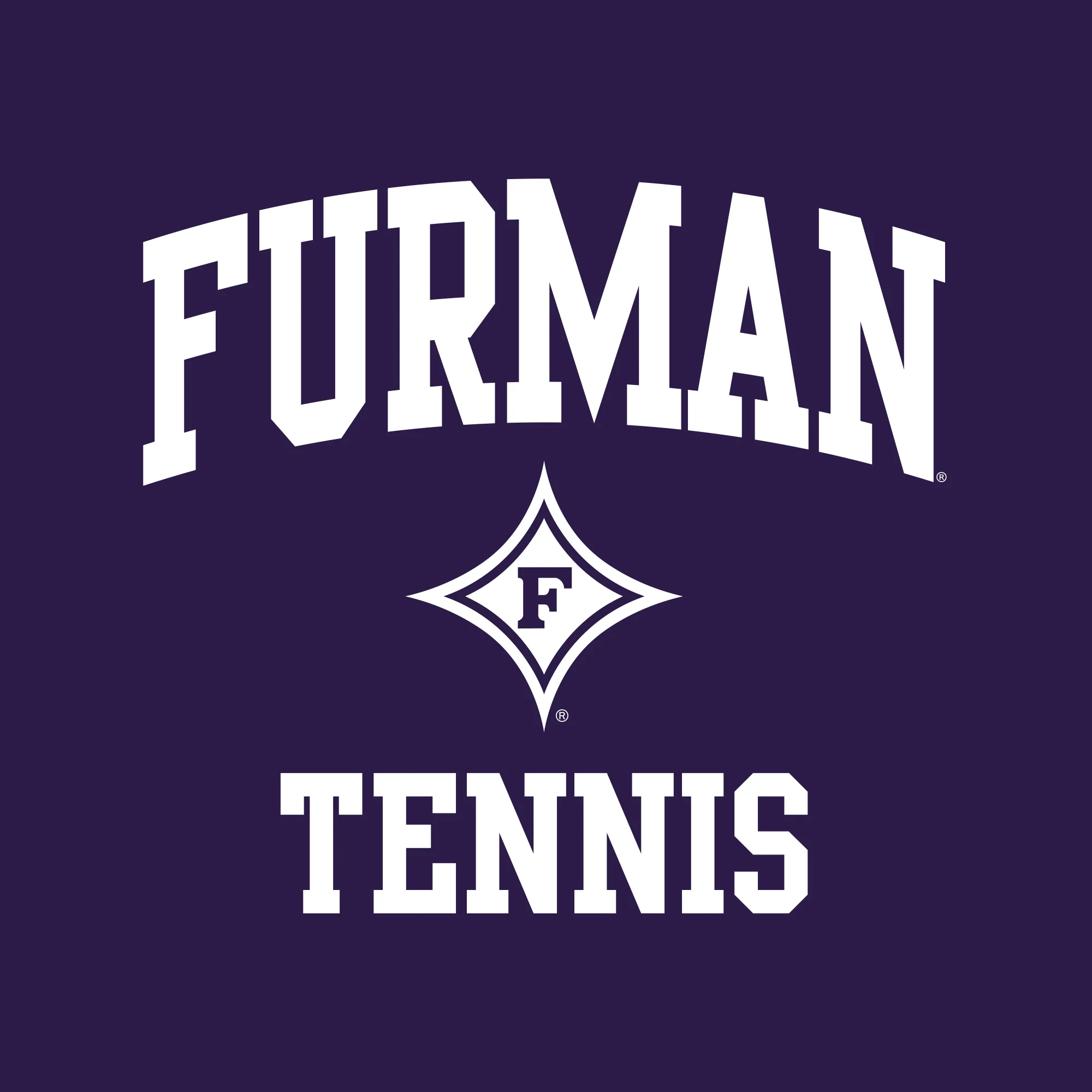 Furman Arch Logo Tennis Hoodie - Purple - Image 2
