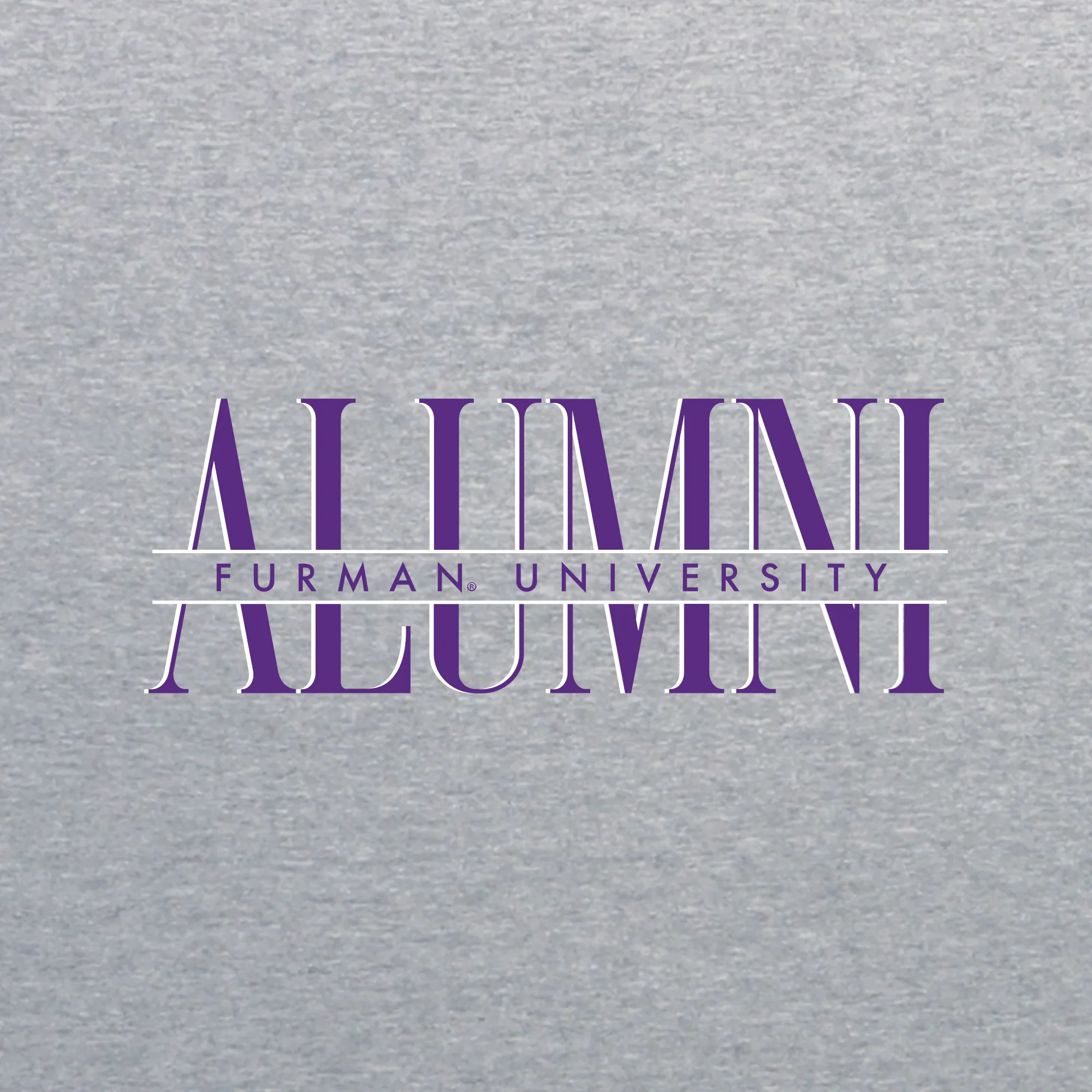 Furman Classic Alumni Crewneck - Sport Grey - Image 2