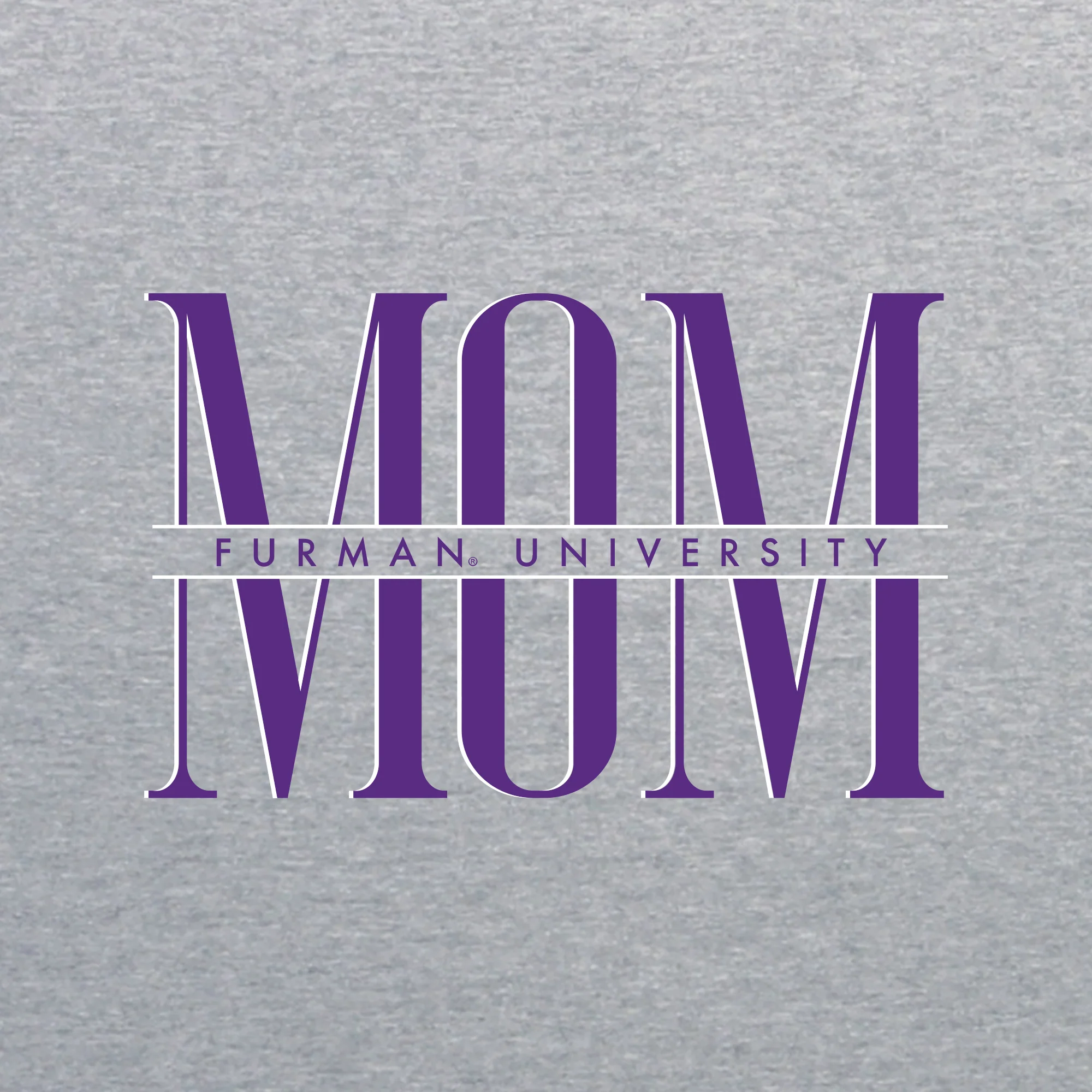 Furman Classic Mom T-Shirt - Sport Grey - Image 2