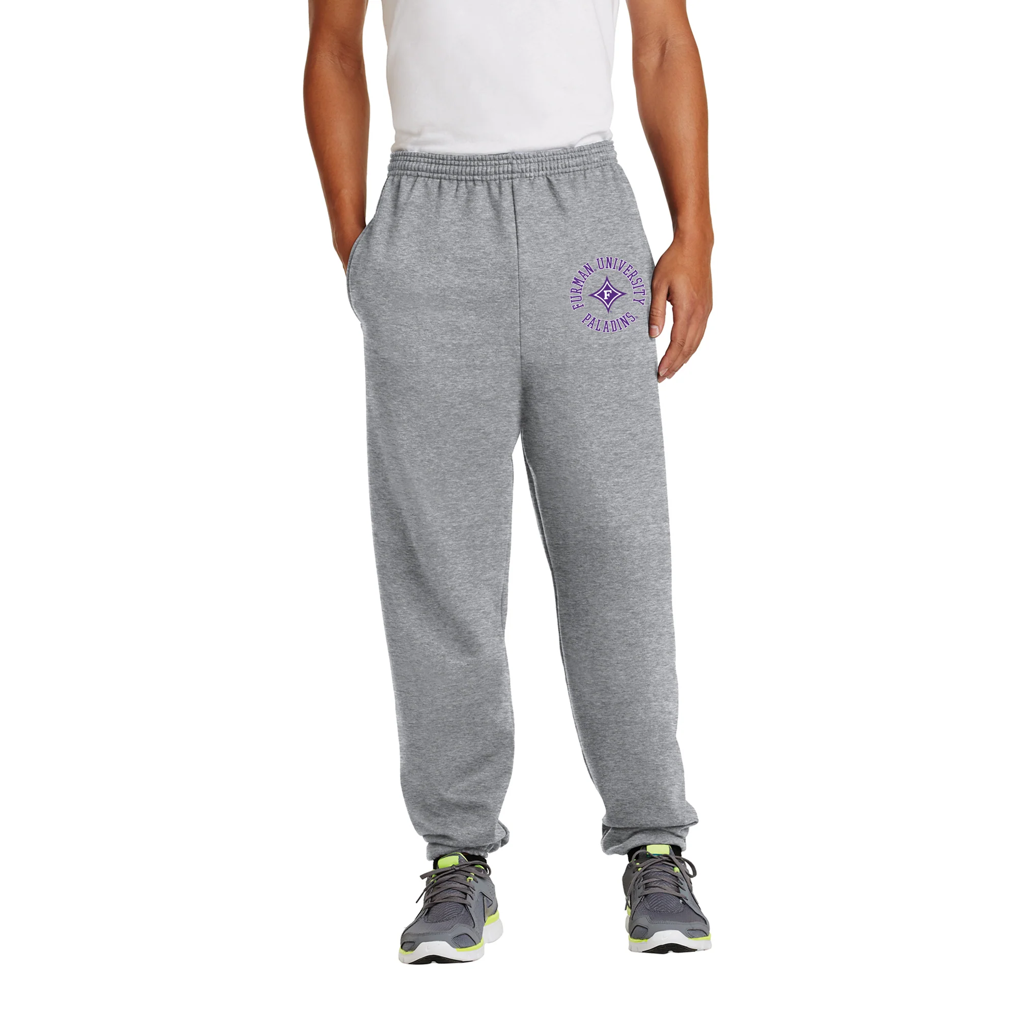 Furman University Old School Circle JA BTB Sweatpants - Image 6