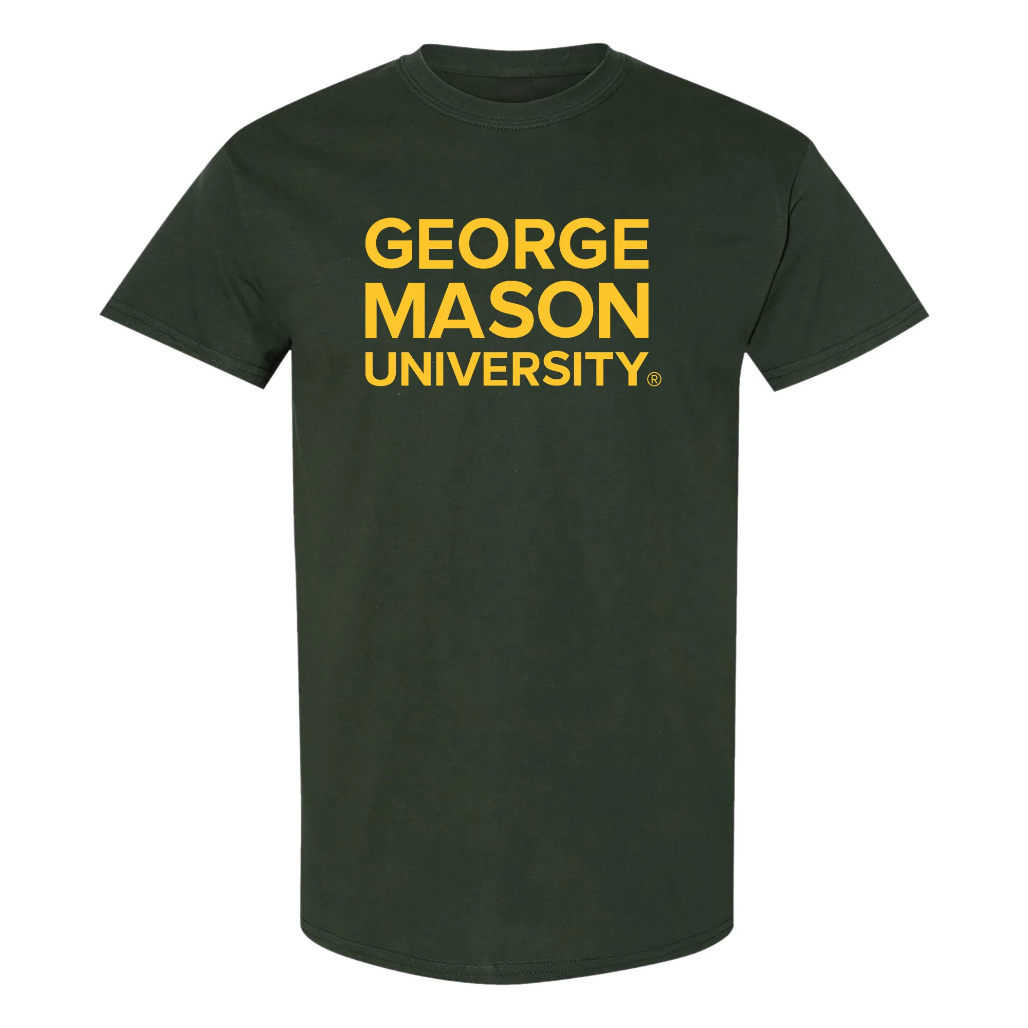 George Mason University Patriots Basic Block T-Shirt - Forest