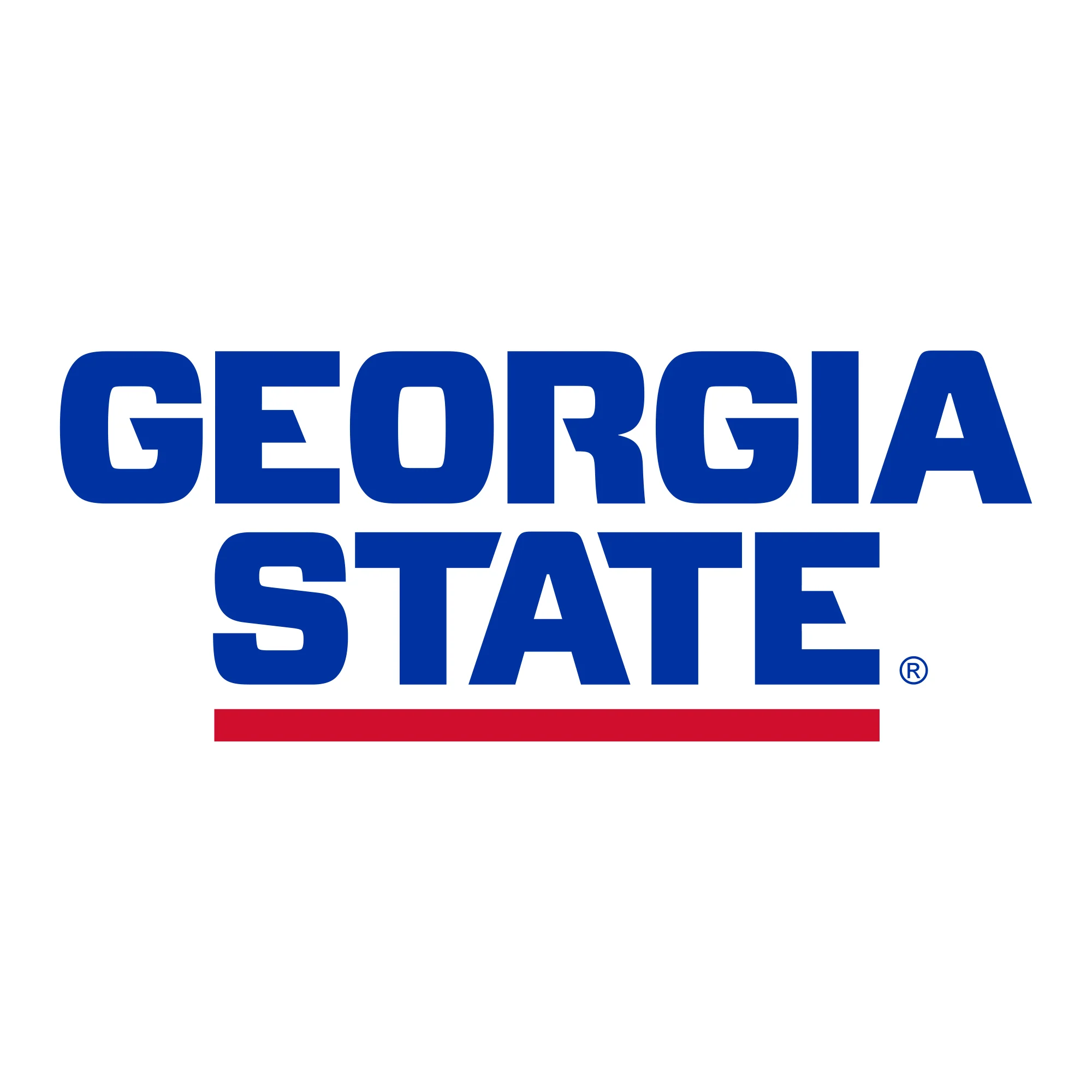 Georgia State Basic Block Long Sleeve - White - Image 2