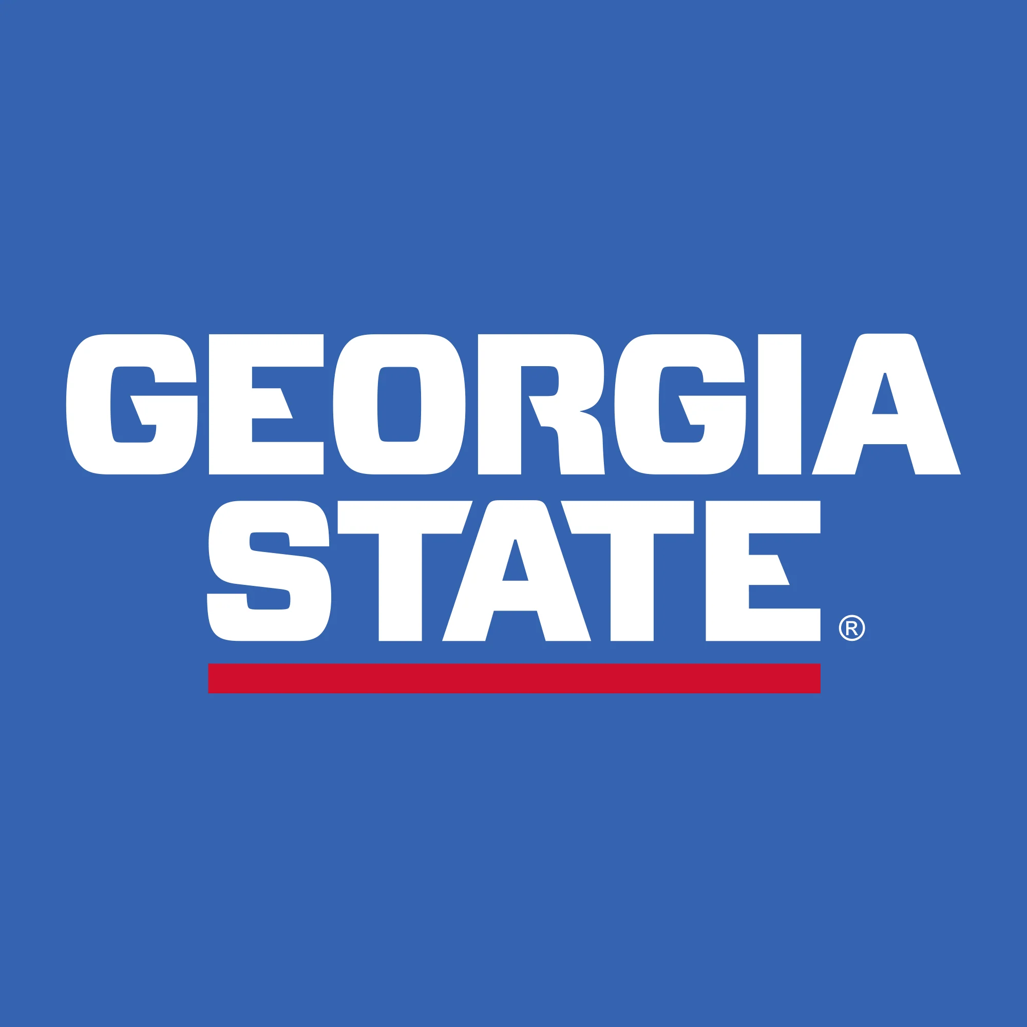 Georgia State University Panthers Basic Block Short Sleeve T Shirt - Royal - Image 2