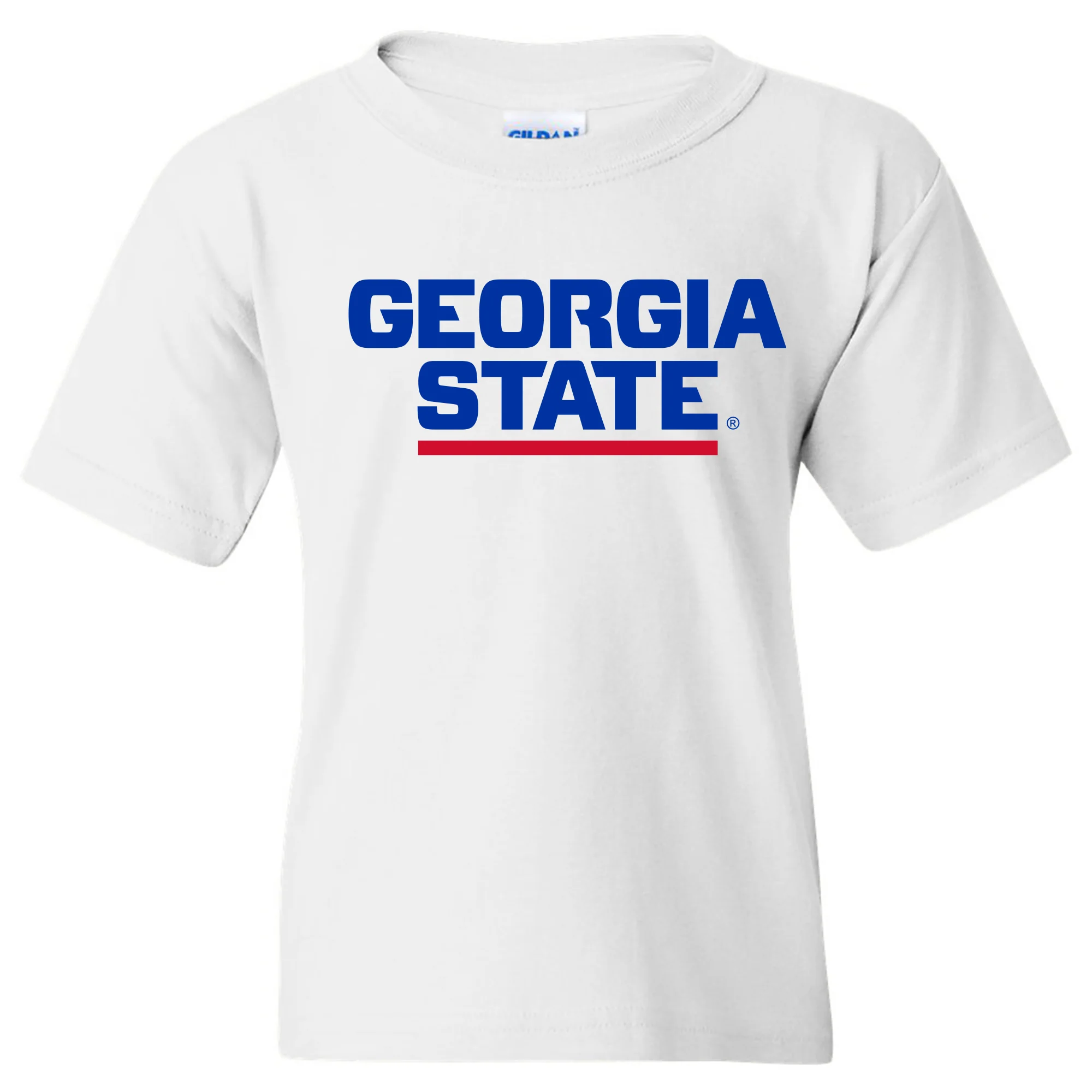 Georgia State Basic Block Youth T-Shirt - White