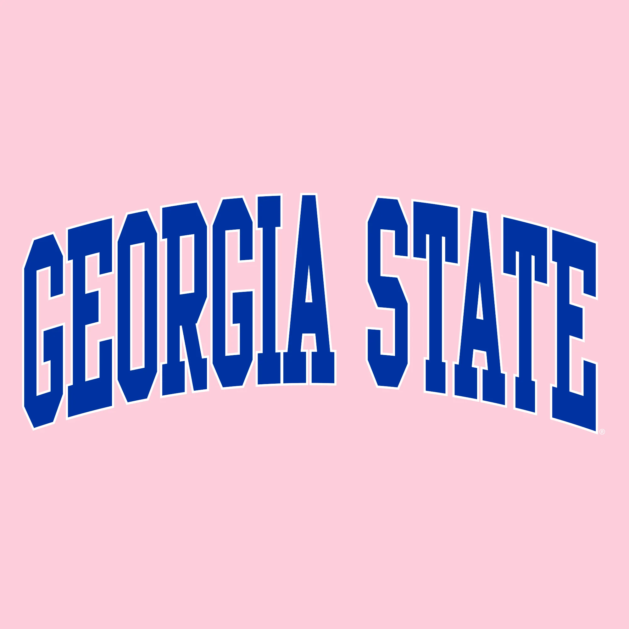Georgia State Panthers Mega Arch T-Shirt - Light Pink - Image 2