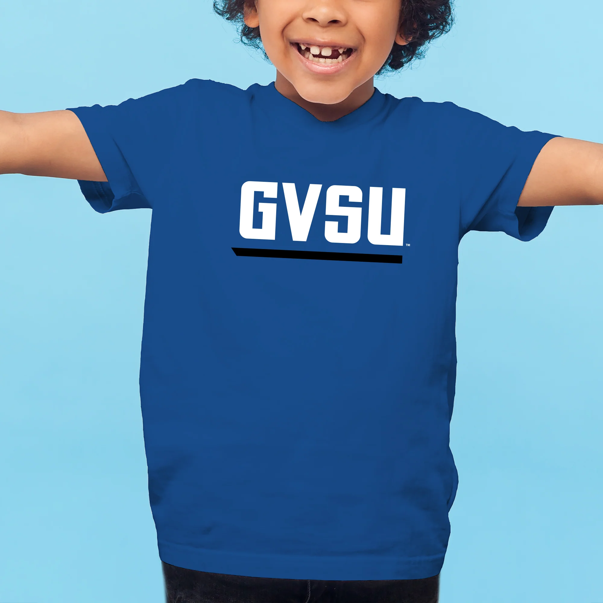 GVSU Athletic Wordmark Youth T-Shirt - Image 5