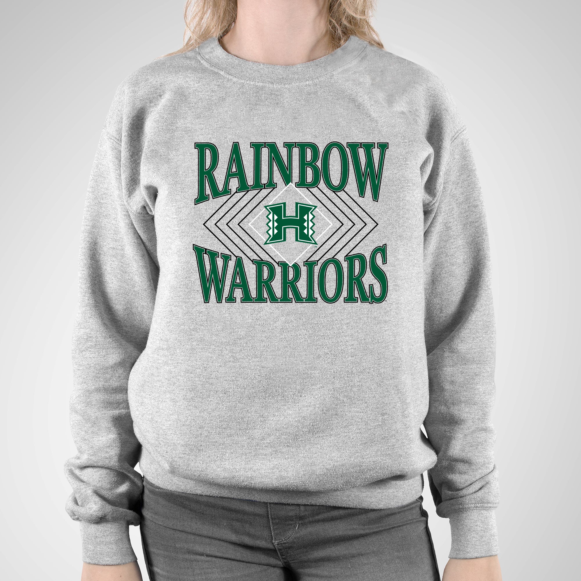 Hawaii Diamond Victory JA BTB Fleece Crewneck - Oxford - Image 4