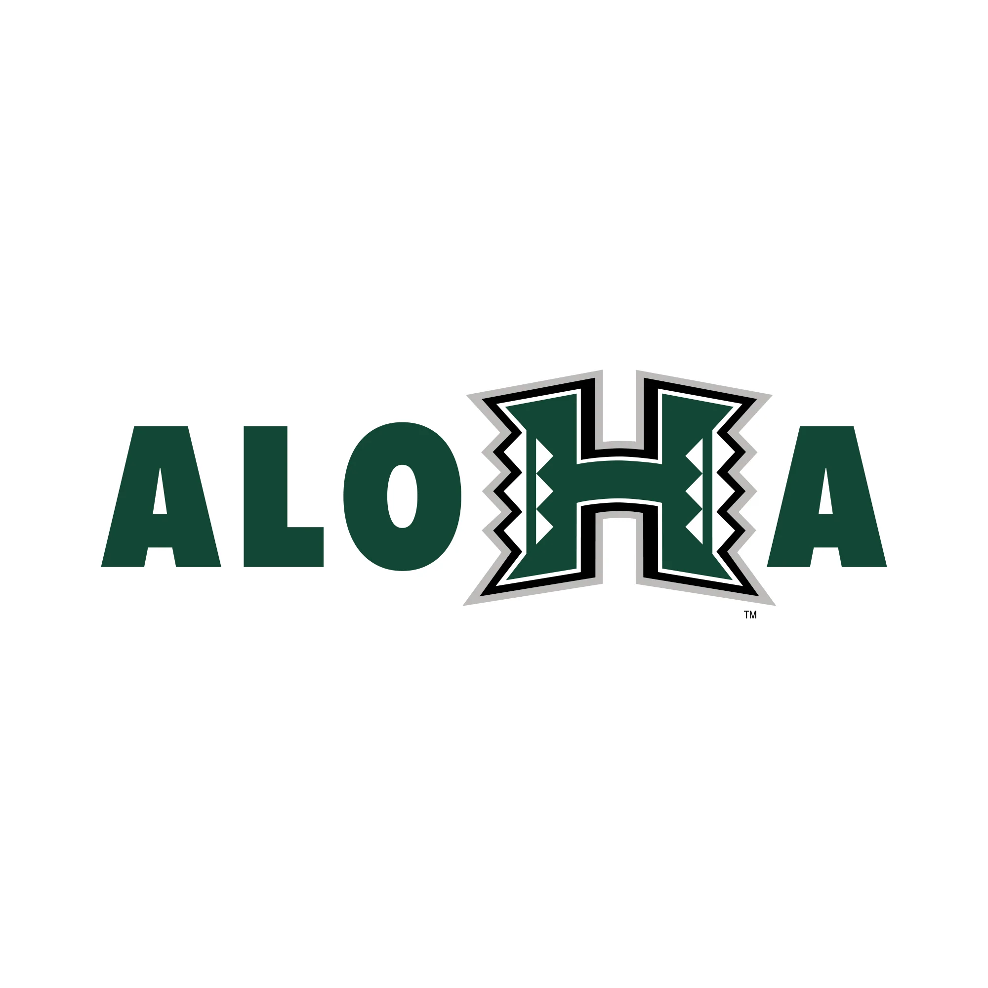 Hawaii Manoa Rainbow Warriors ALOHA T Shirt - White - Image 2