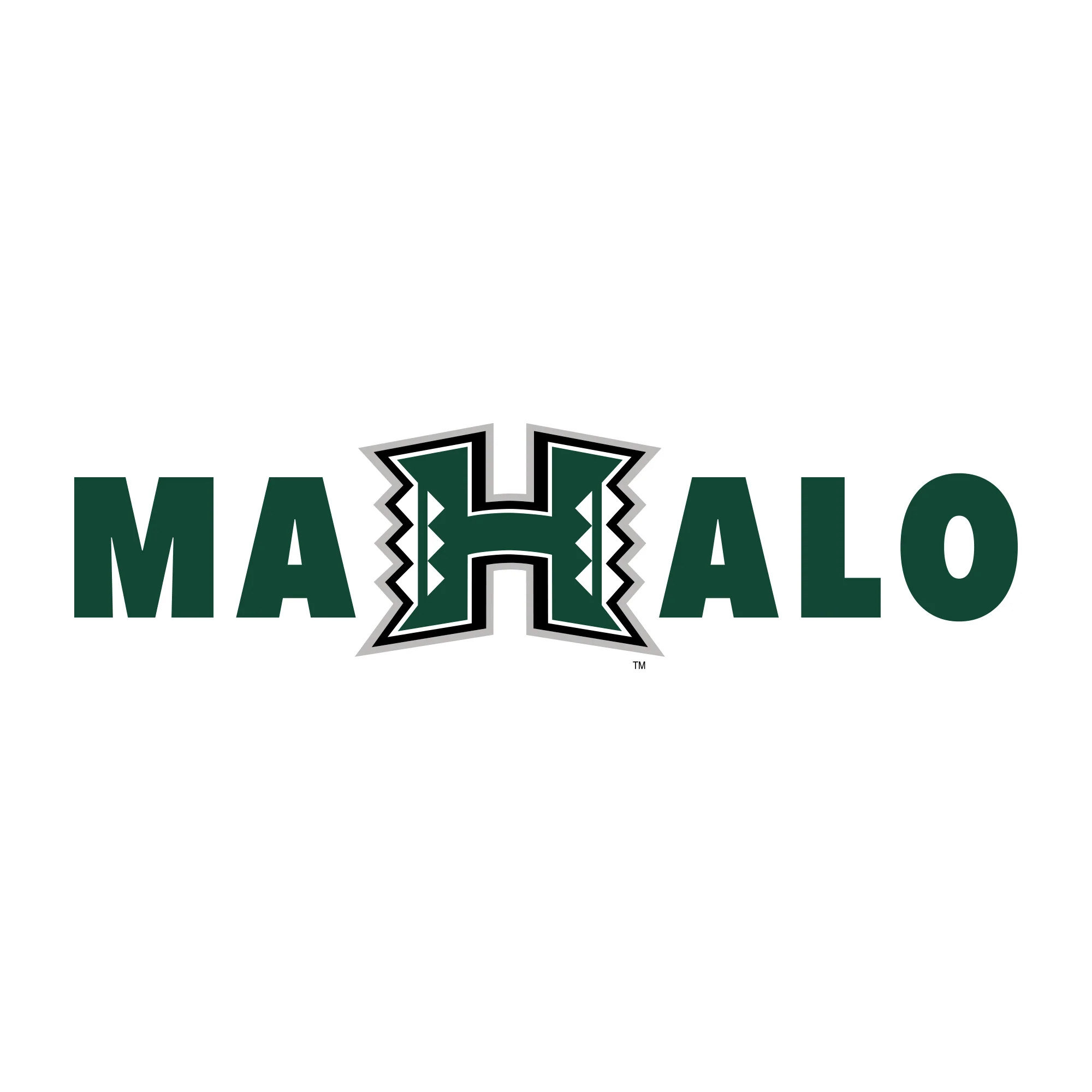 Hawaii Manoa Rainbow Warriors MAHALO T Shirt - White - Image 2
