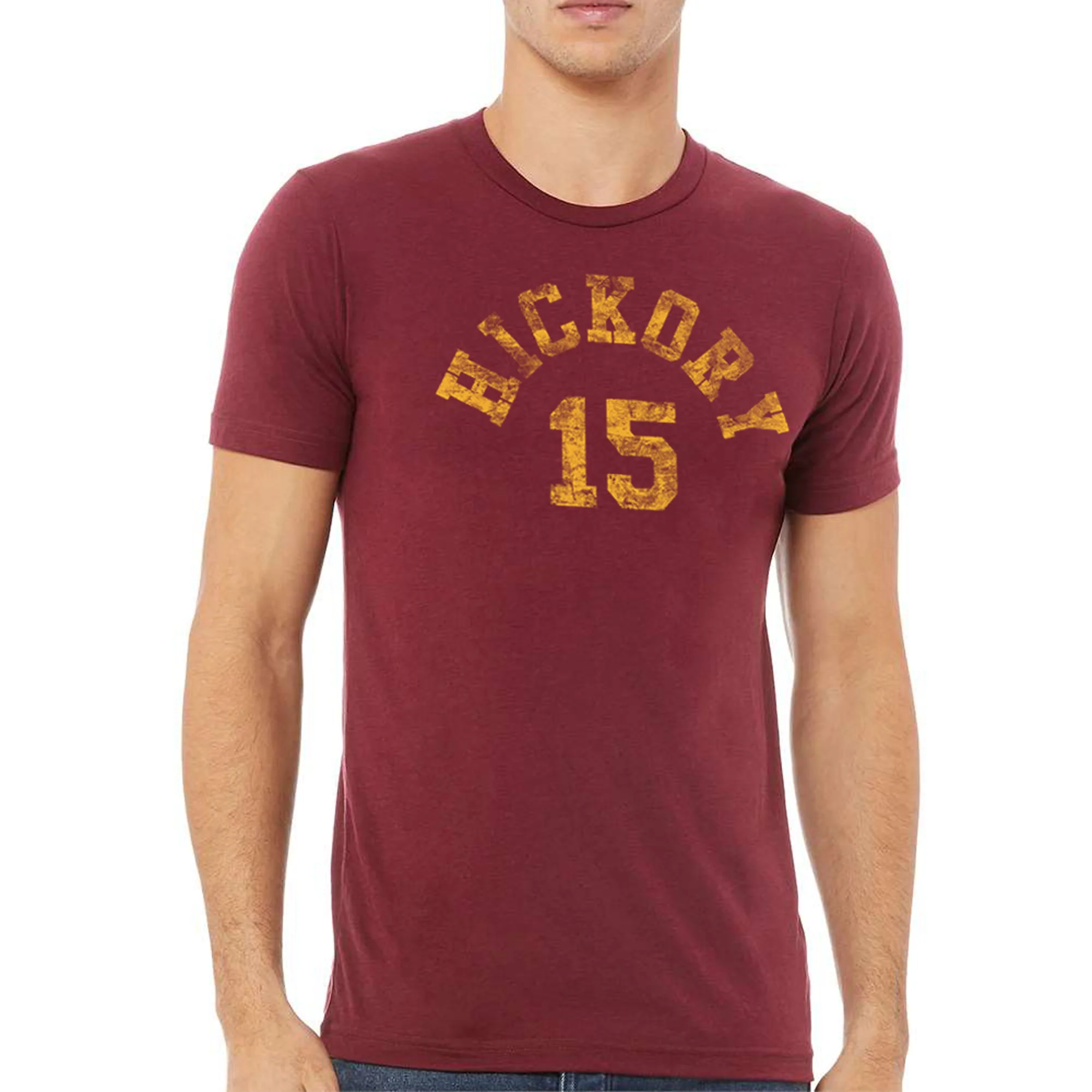 Hickory 15 Canvas Tee - Maroon Triblend - Image 3