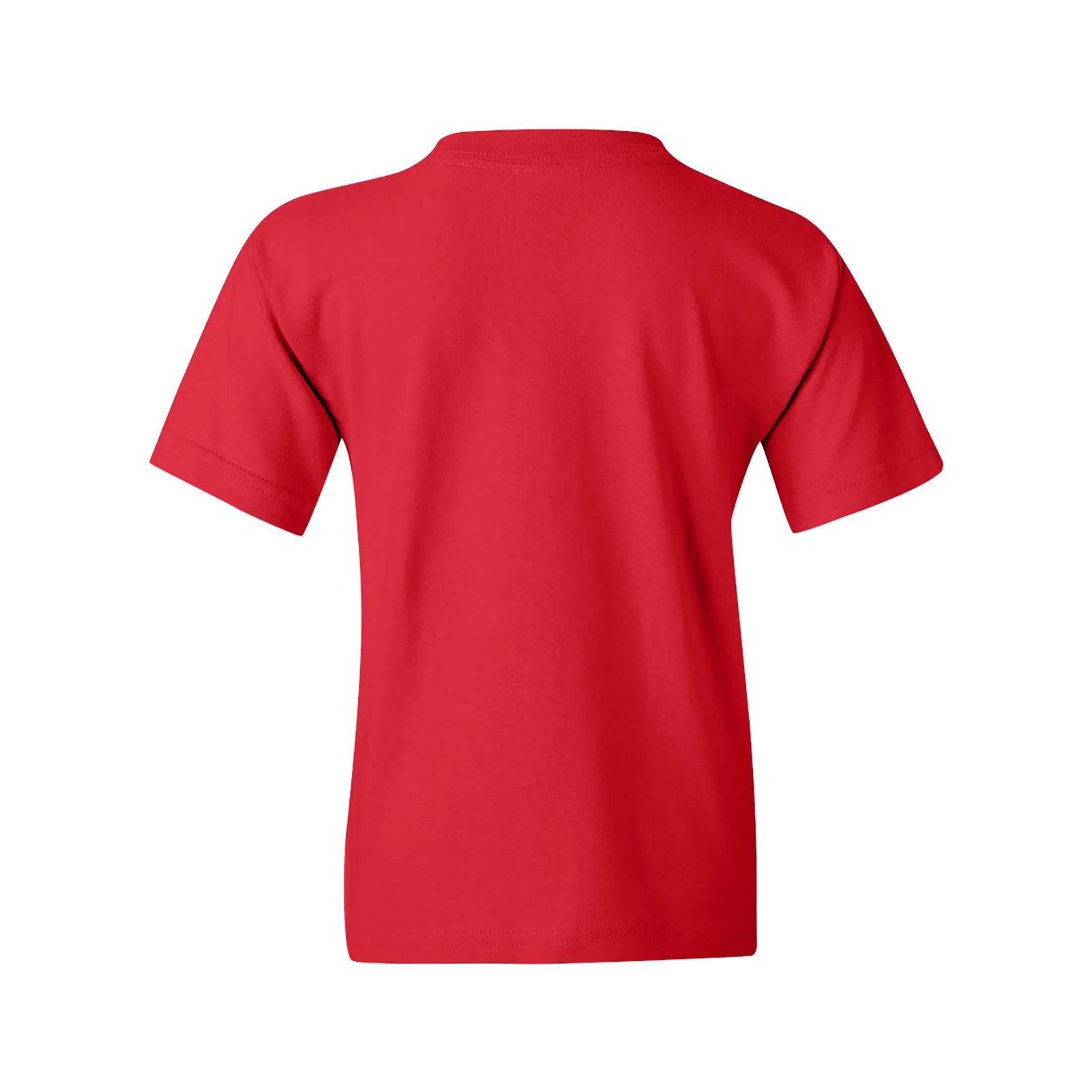 University of Houston Cougars Basic Block Youth Short Sleeve T Shirt - Red - Image 3