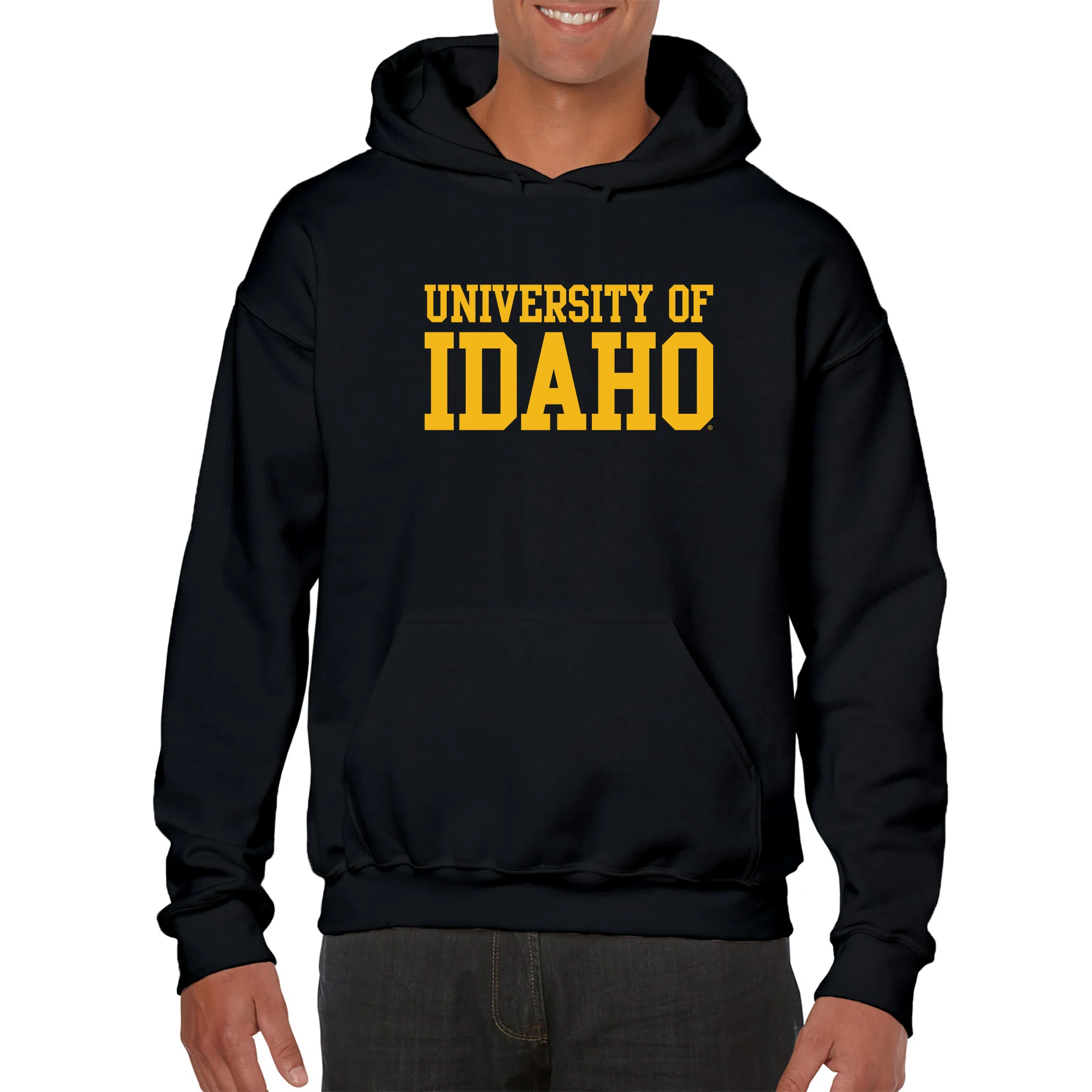 Idaho Vandals Basic Block Hoodie - Black - Image 3