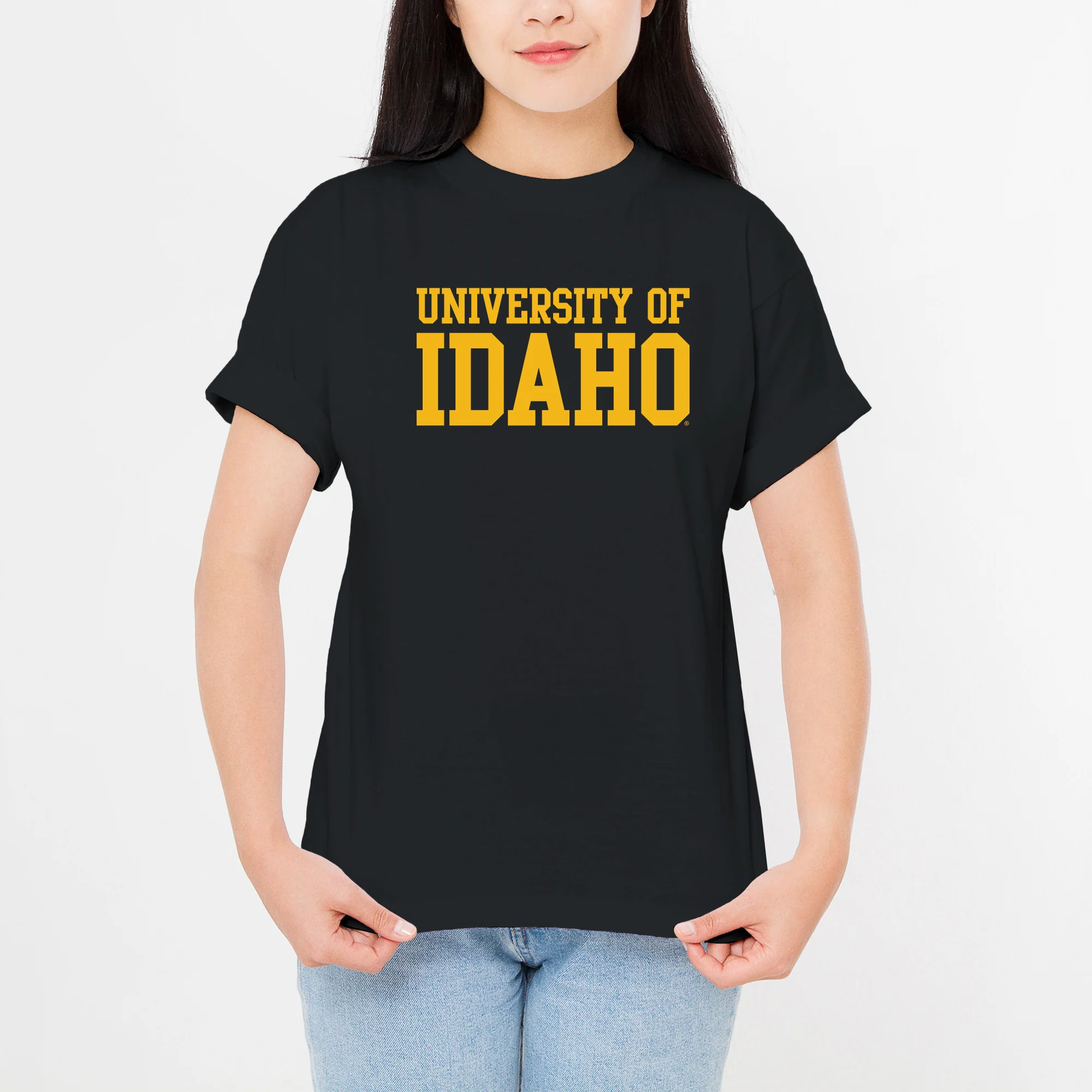 Idaho Vandals Basic Block T Shirt - Black - Image 4