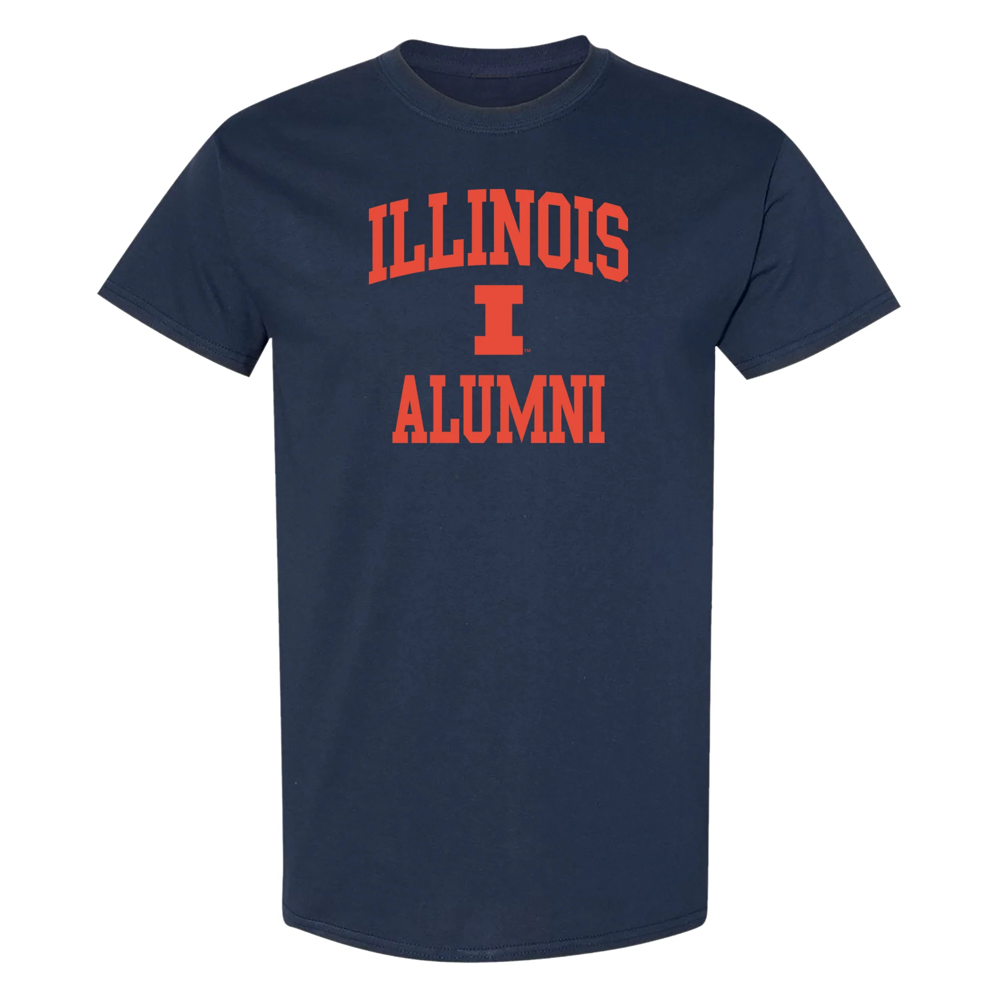 Illinois Arch Logo Alumni T-Shirt - Navy