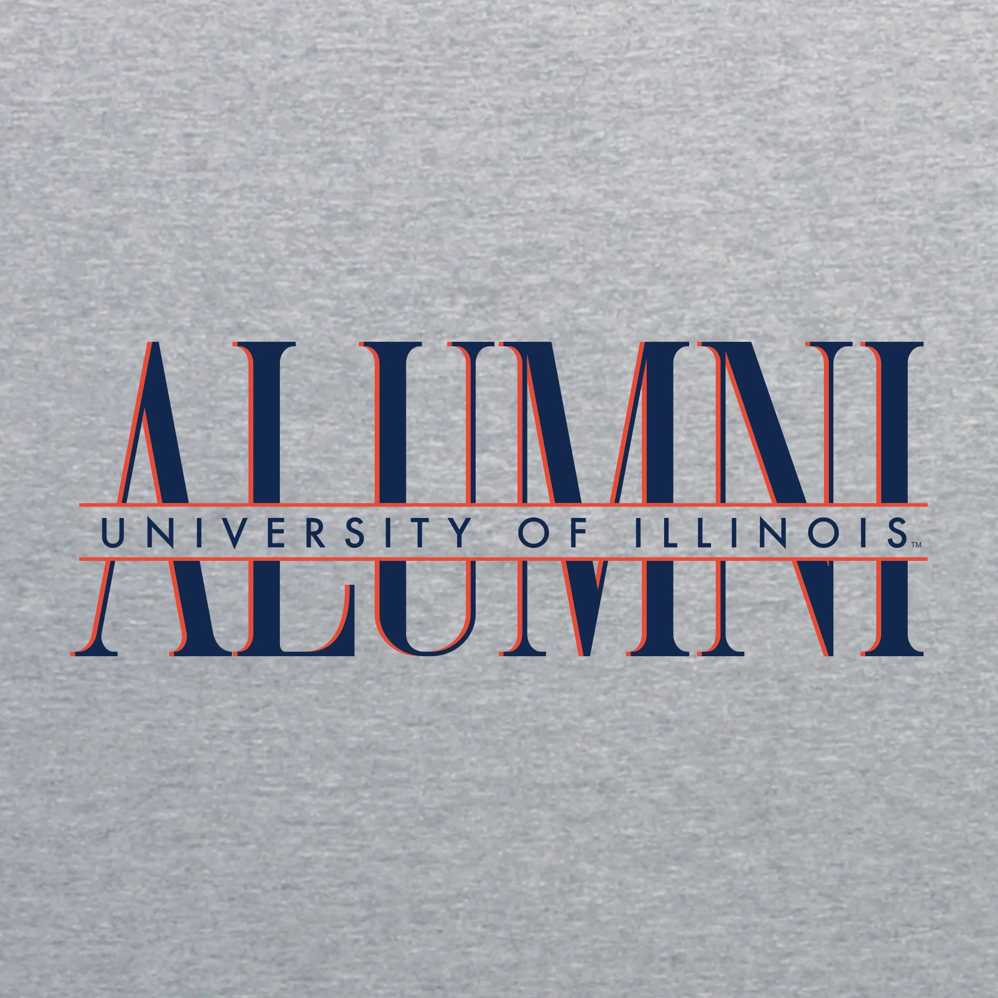 Illinois Classic Alumni T-Shirt - Sport Grey - Image 2