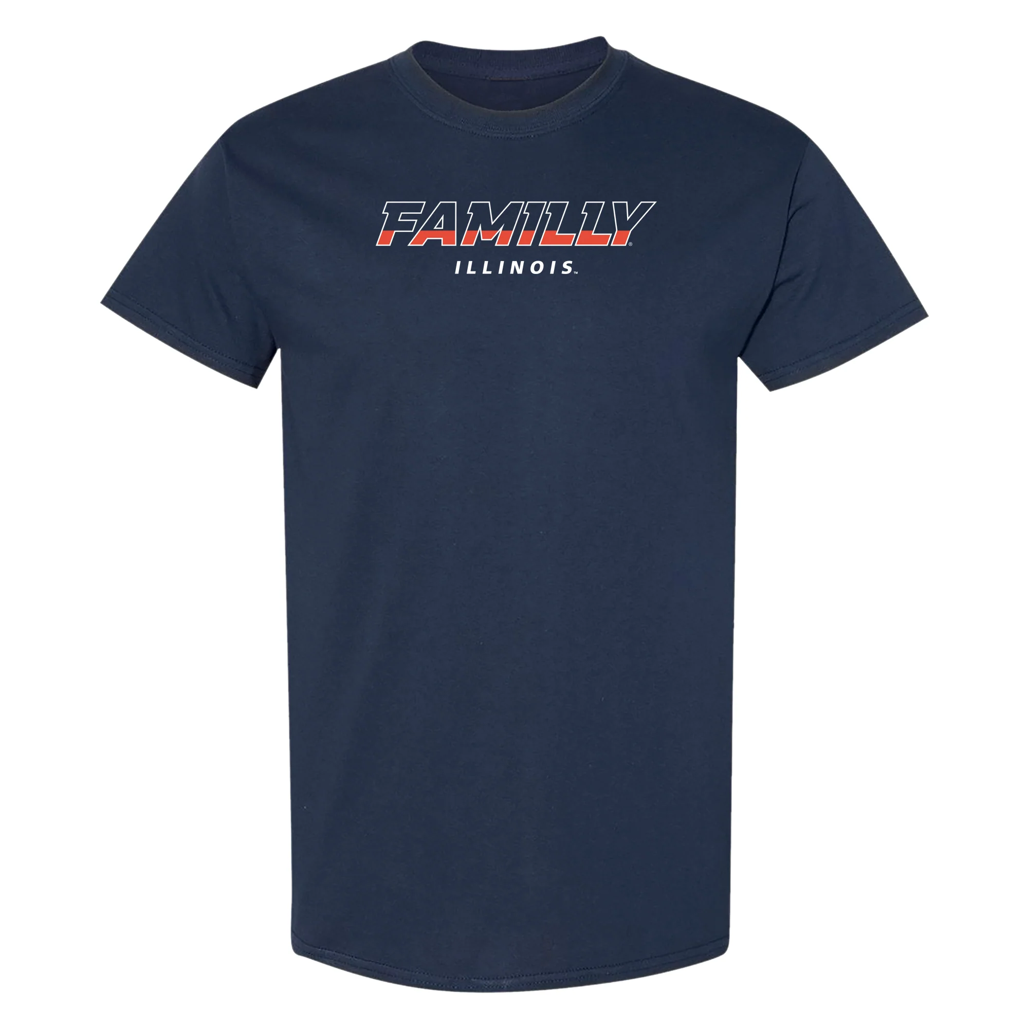 Illinois FAMILLY T-Shirt - Navy