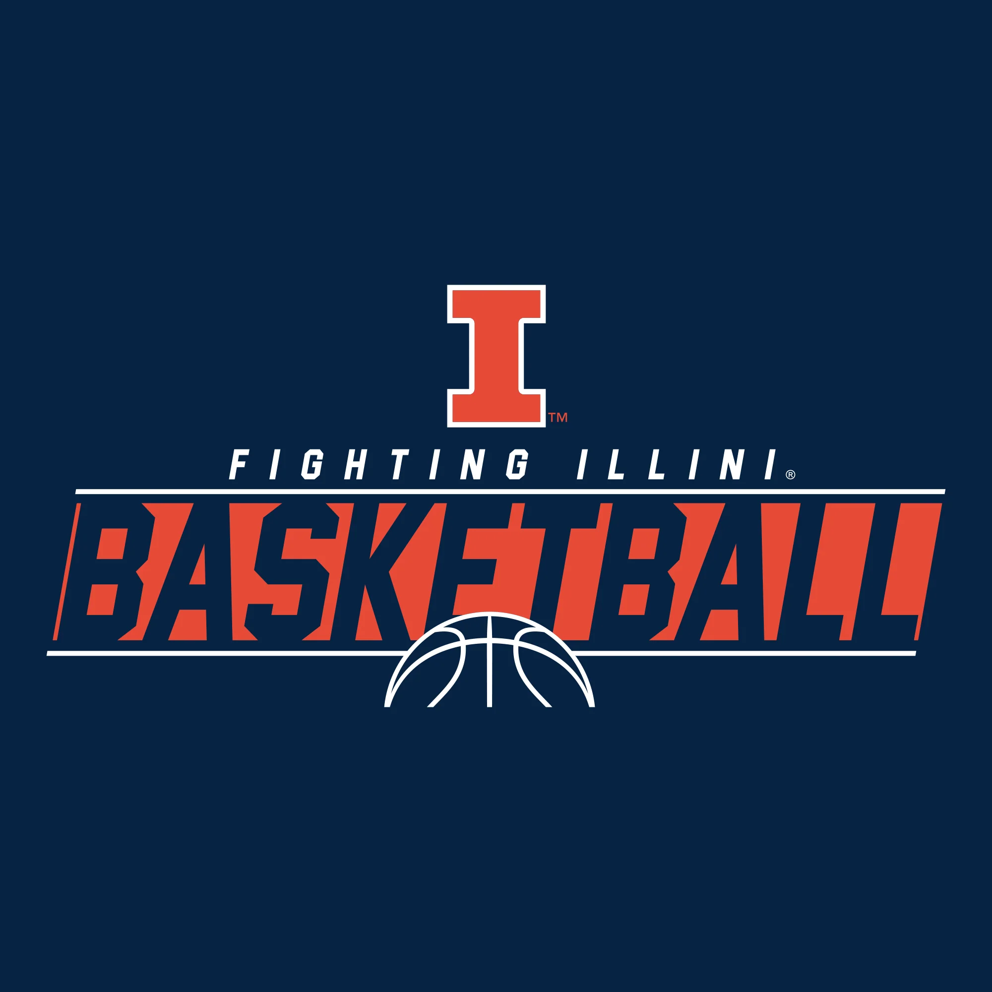 Illinois Fighting Illini Basketball Charge T-Shirt - Navy - Image 2
