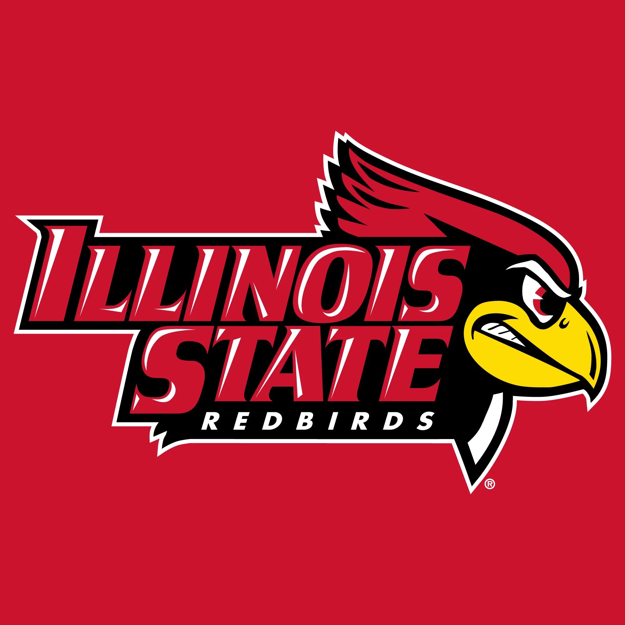 Illinois State Redbirds Primary Logo Long Sleeve T-Shirt - Red - Image 2