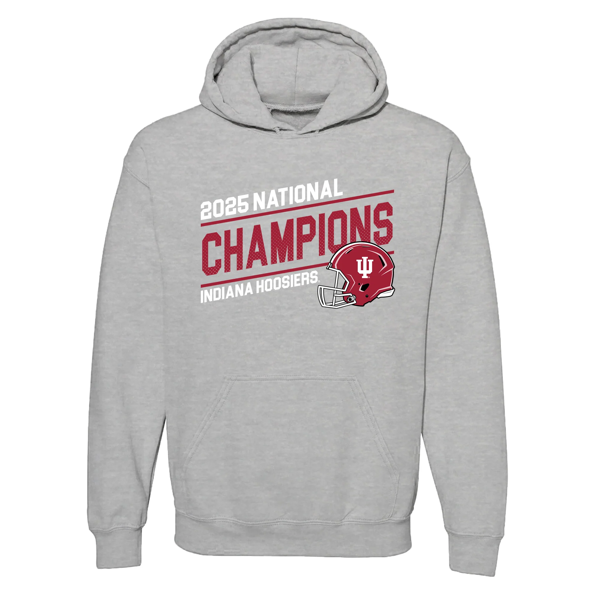 Indiana 2025 Football Champions Action Play Hoodie - Image 2