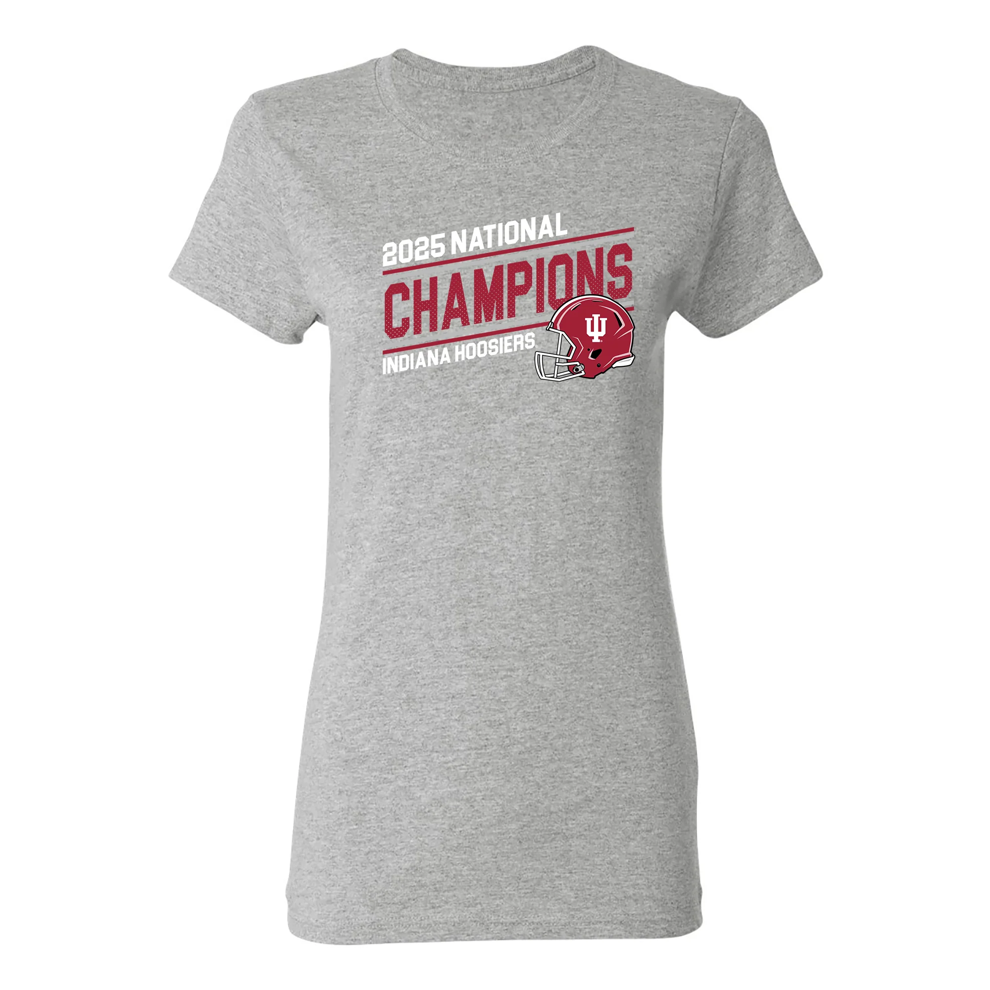 Indiana 2025 Football Champions Action Play Womens T-Shirt - Image 2