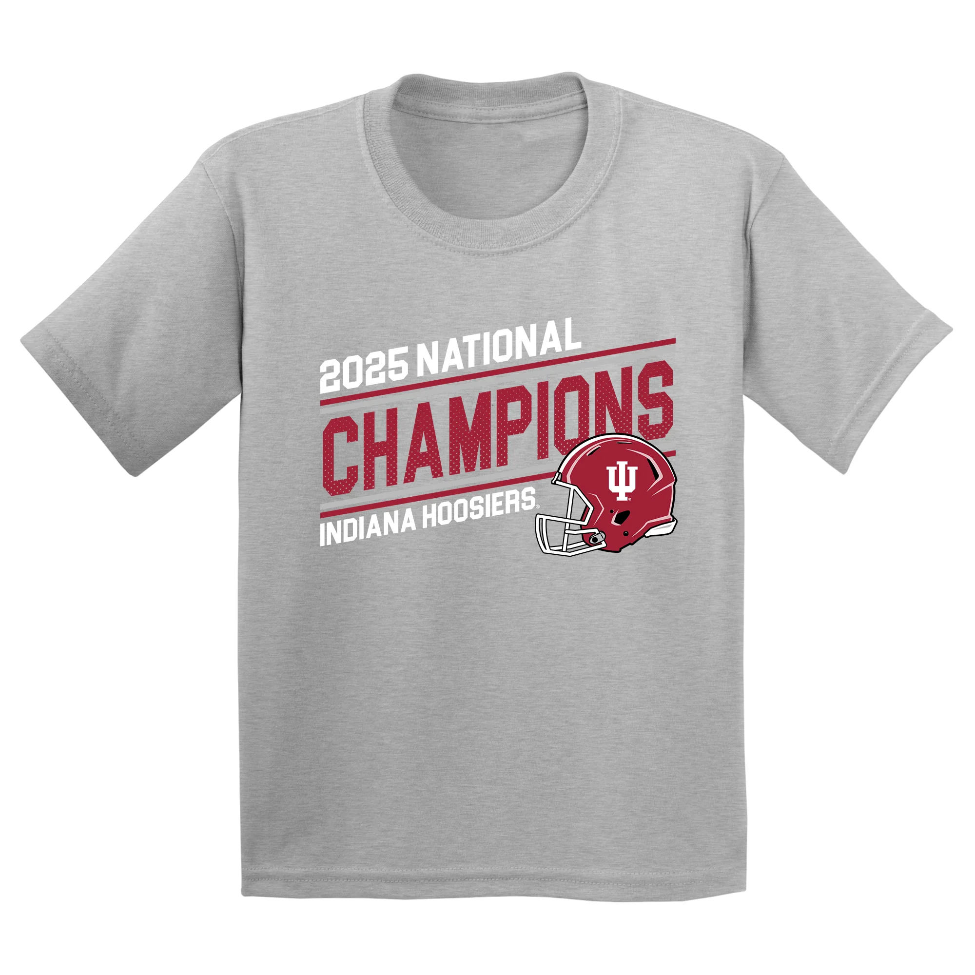 Indiana 2025 Football Champions Action Play Youth T-Shirt - Image 2
