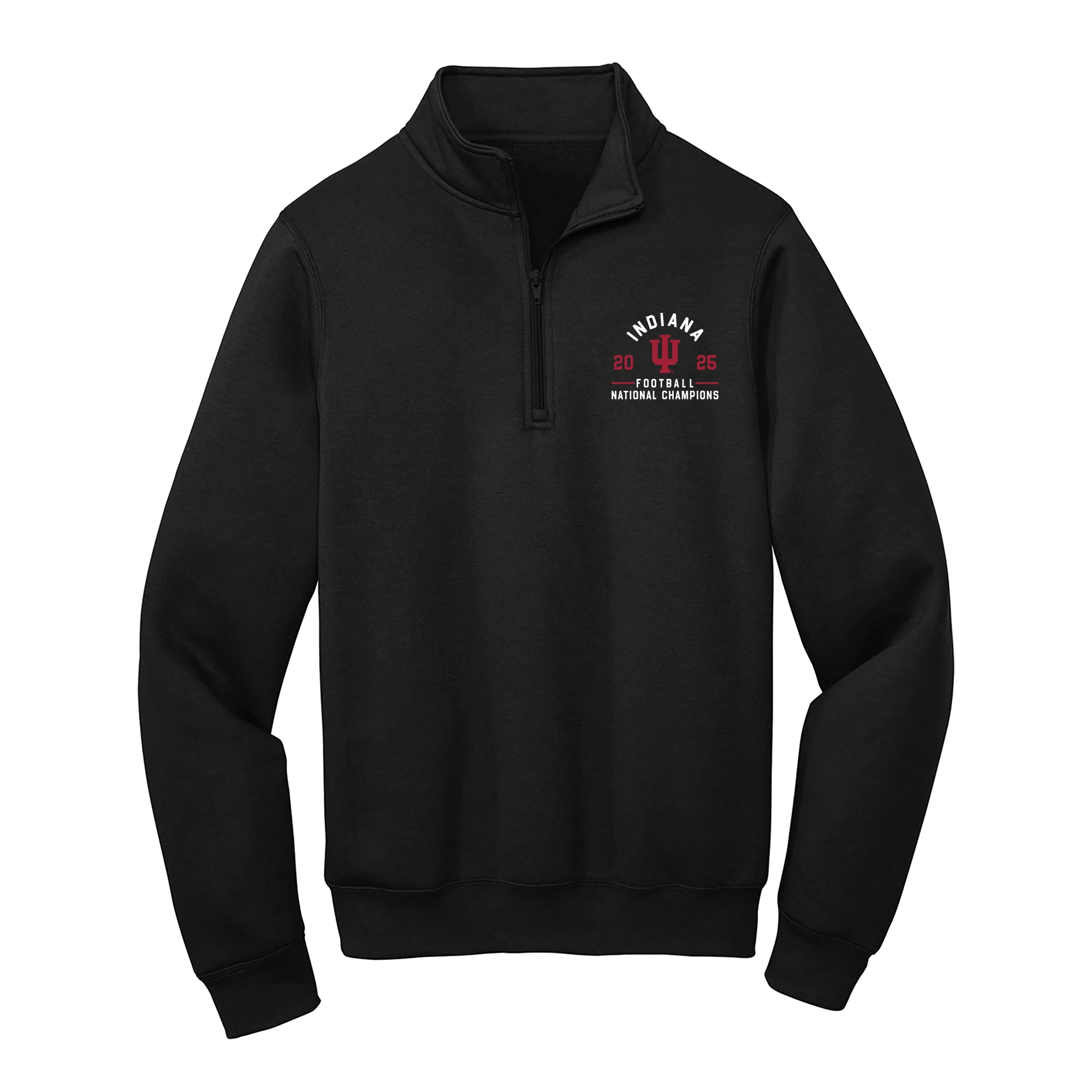 Indiana 2025 Football Champions EMB 1/4 Zip