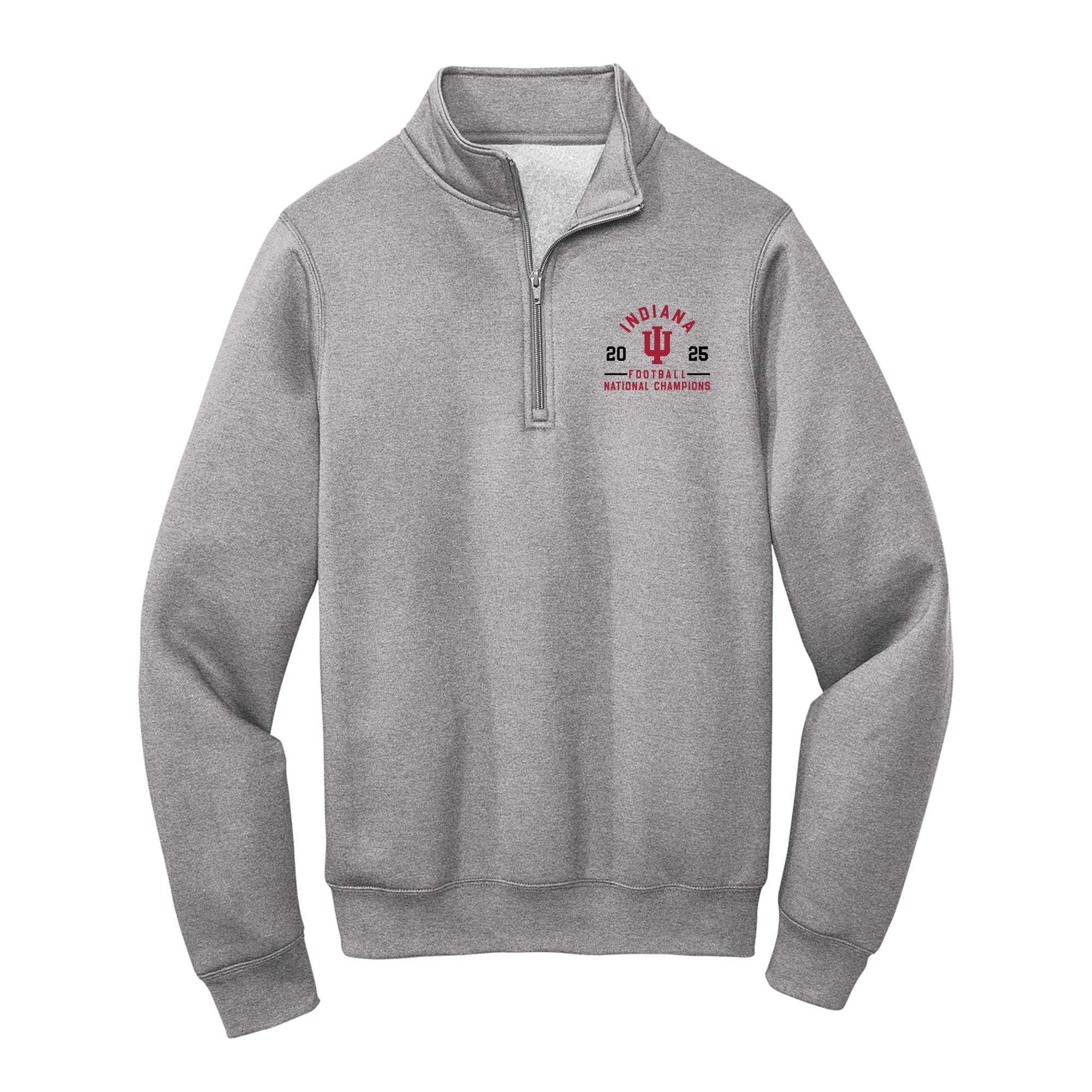 Indiana 2025 Football Champions EMB 1/4 Zip - Image 2