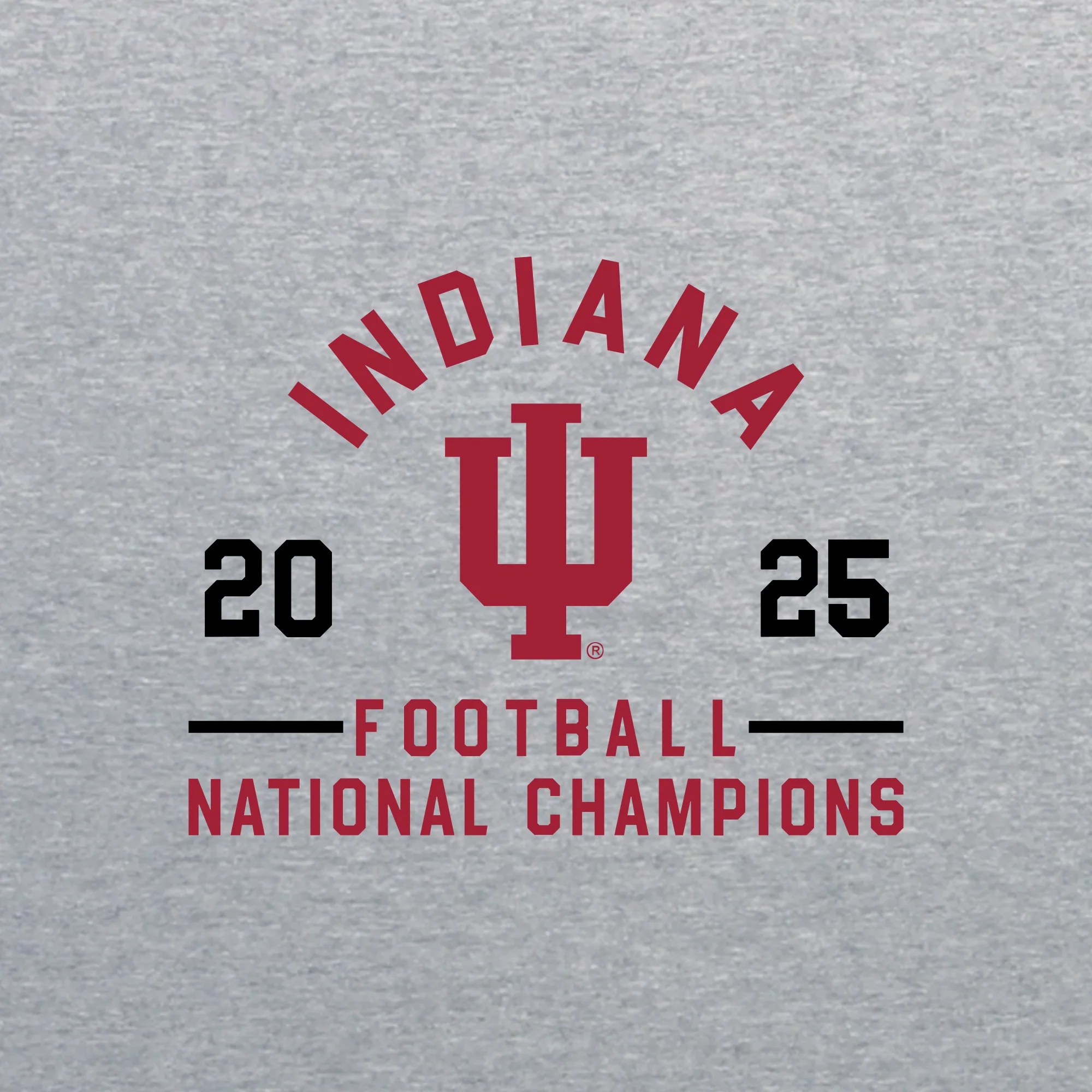 Indiana 2025 Football Champions EMB 1/4 Zip - Image 5