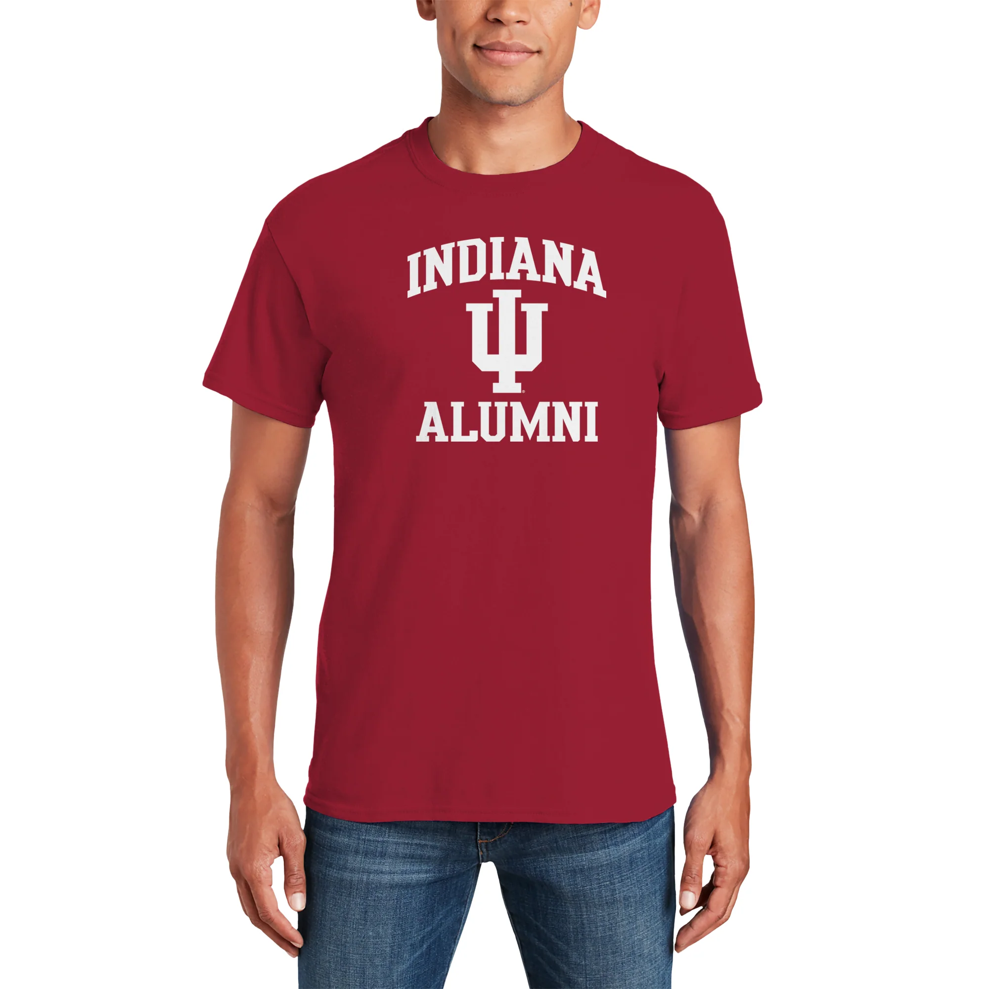Indiana Arch Logo Alumni T-Shirt - Cardinal - Image 3