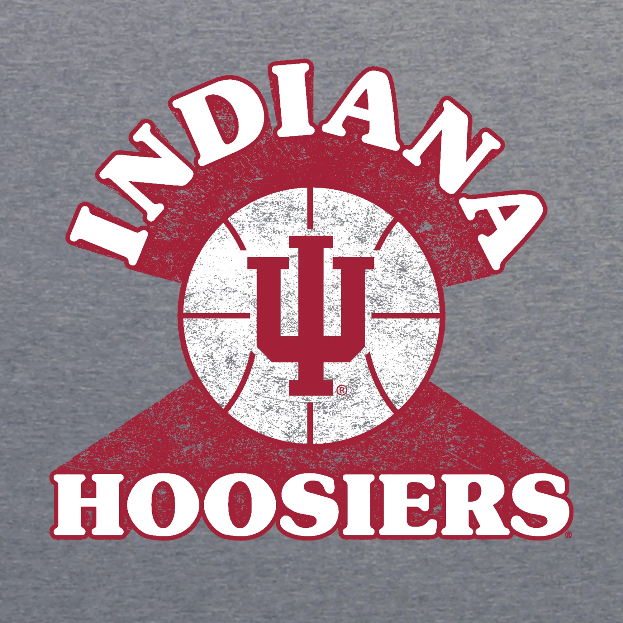 Indiana Basketball Shootout NLA Triblend T-Shirt - Premium Heather - Image 2
