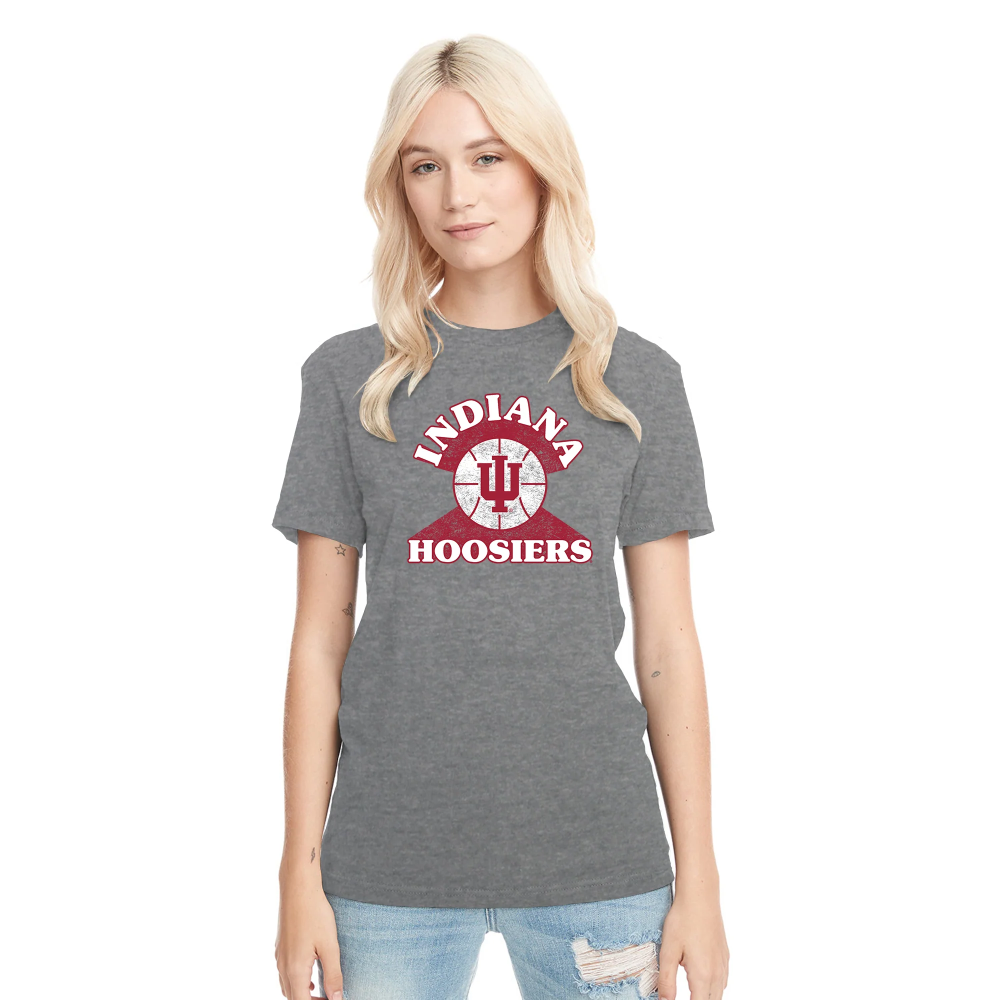 Indiana Basketball Shootout NLA Triblend T-Shirt - Premium Heather - Image 4
