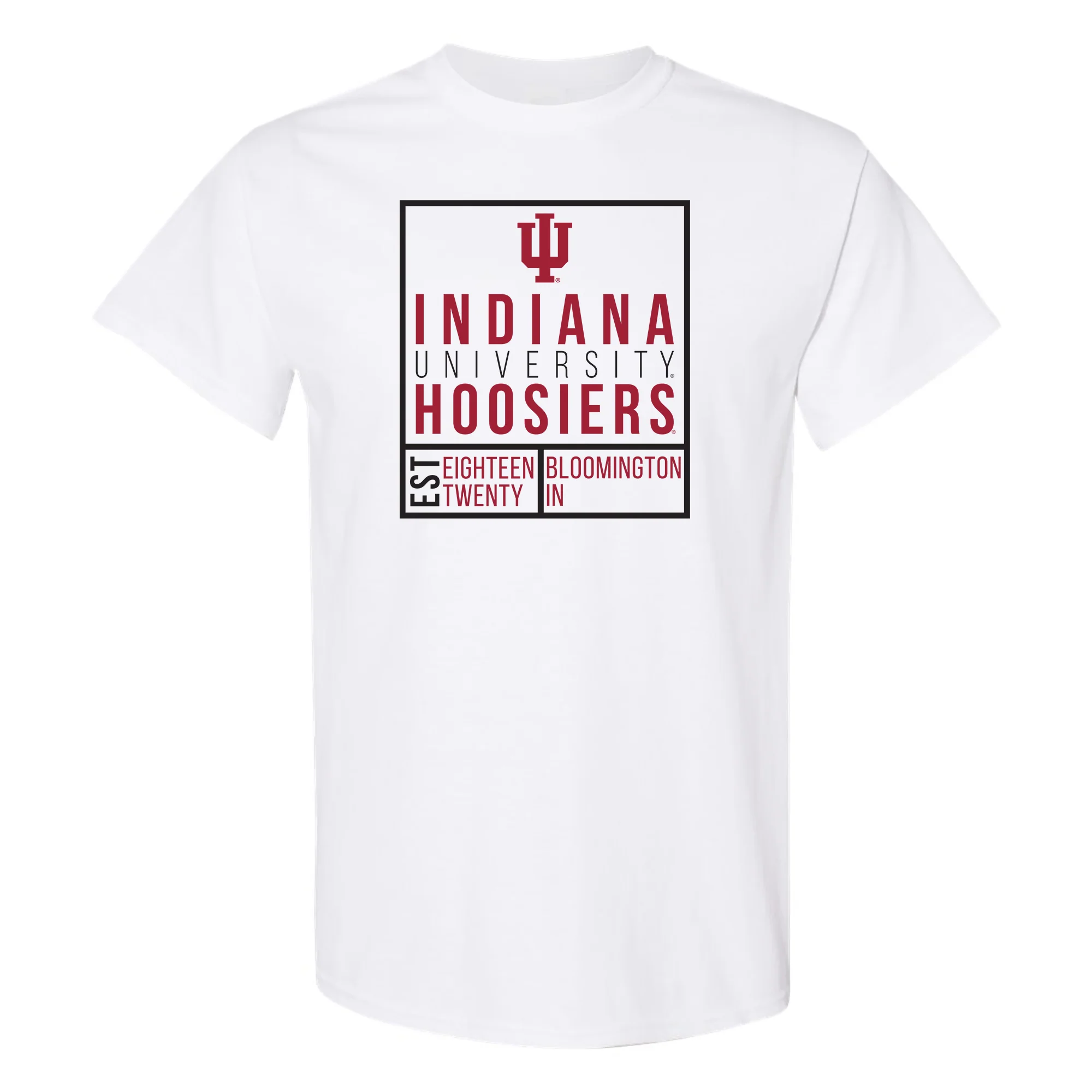 Indiana Box Label T Shirt - White
