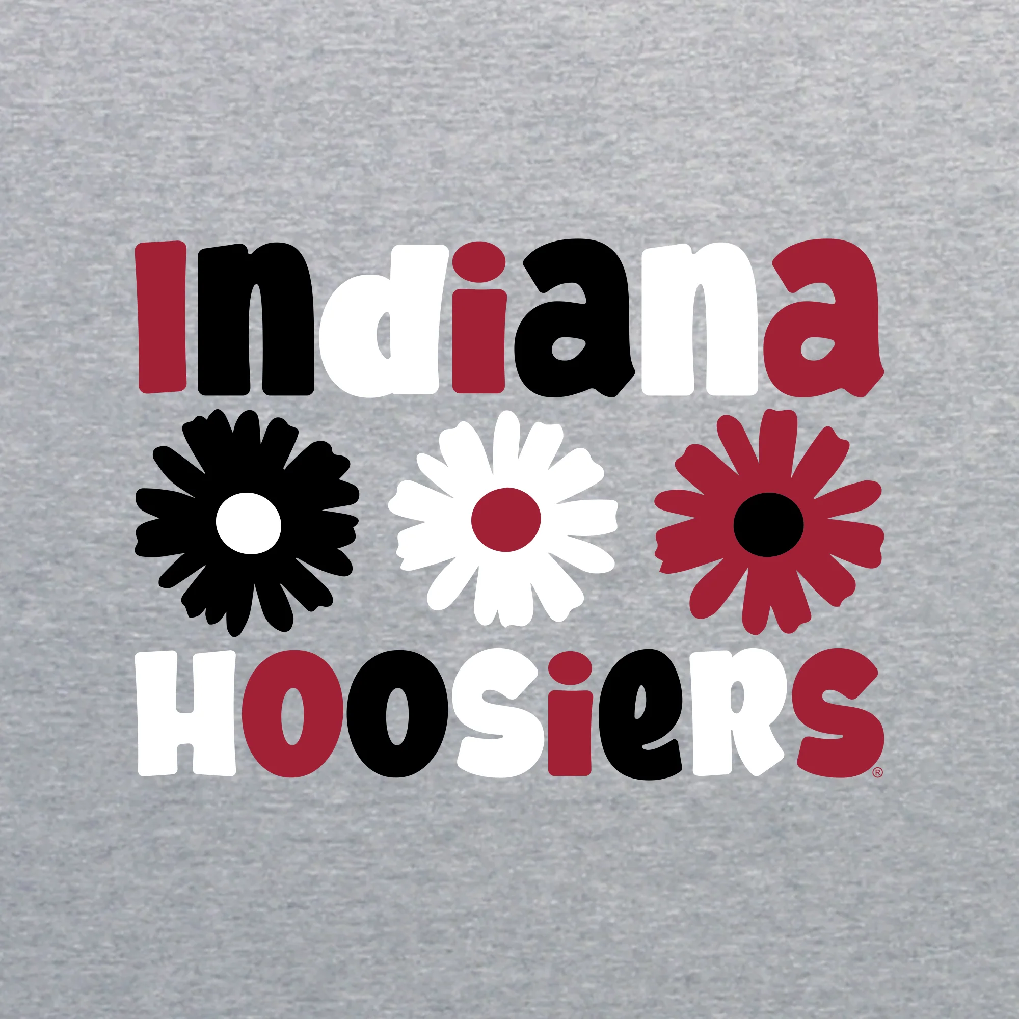 Indiana Daisy Dot Youth T-Shirt - Sport Grey - Image 2