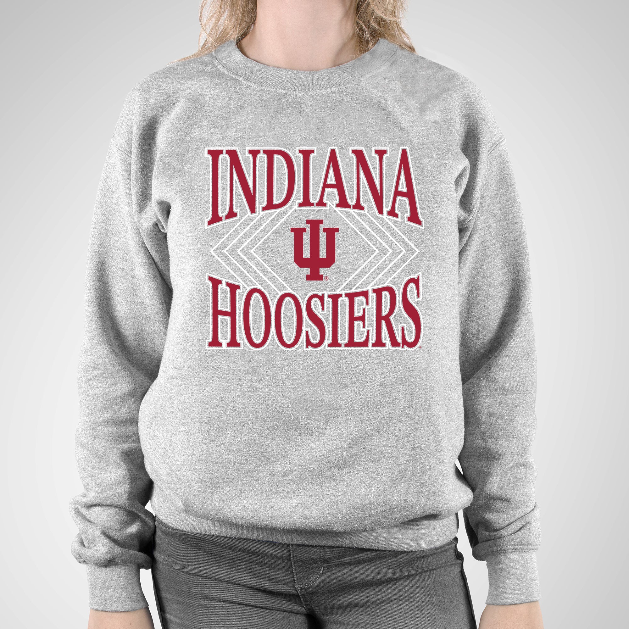 Indiana Diamond Victory JA BTB Fleece Crewneck - Oxford - Image 4