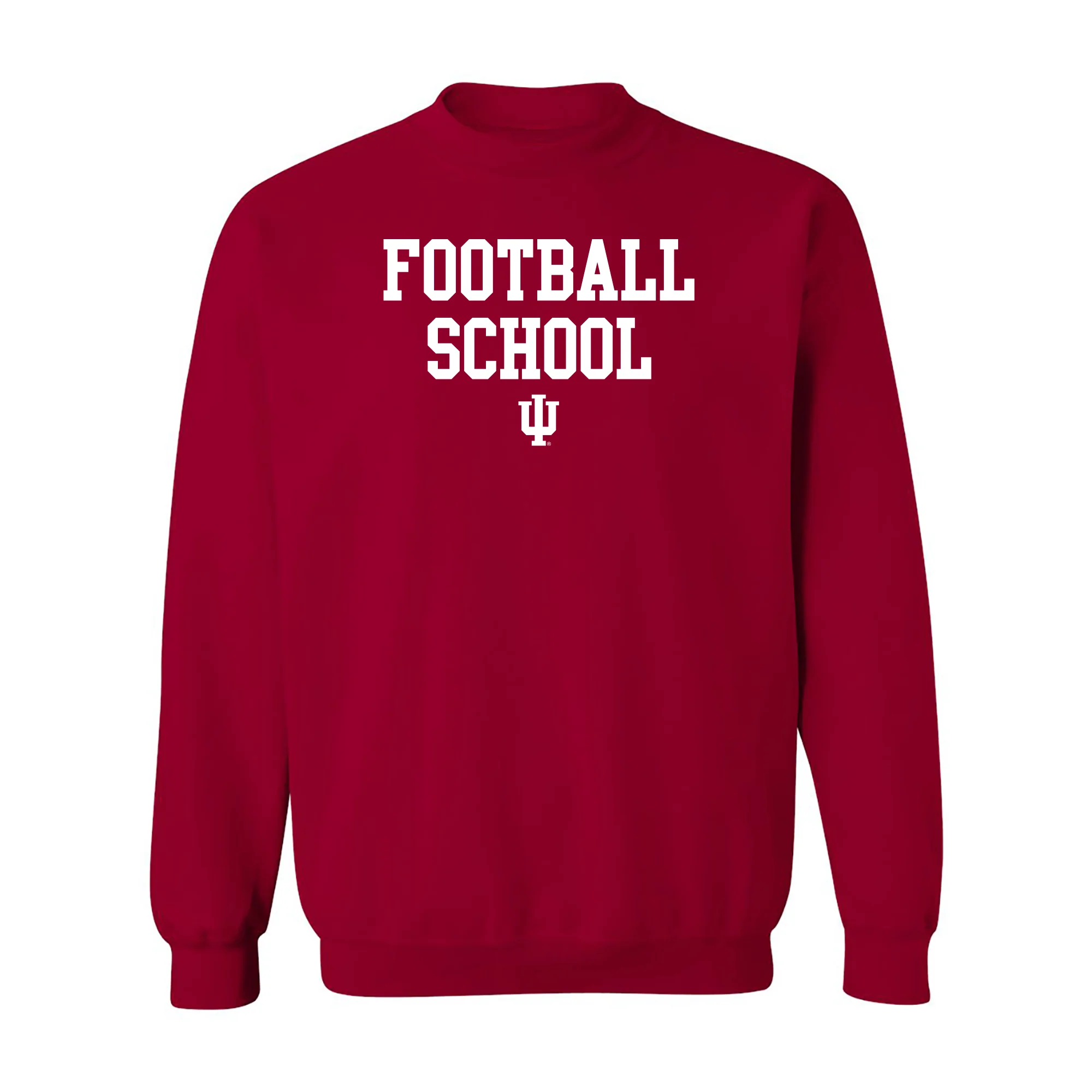 Indiana Football School Crewneck - Cardinal