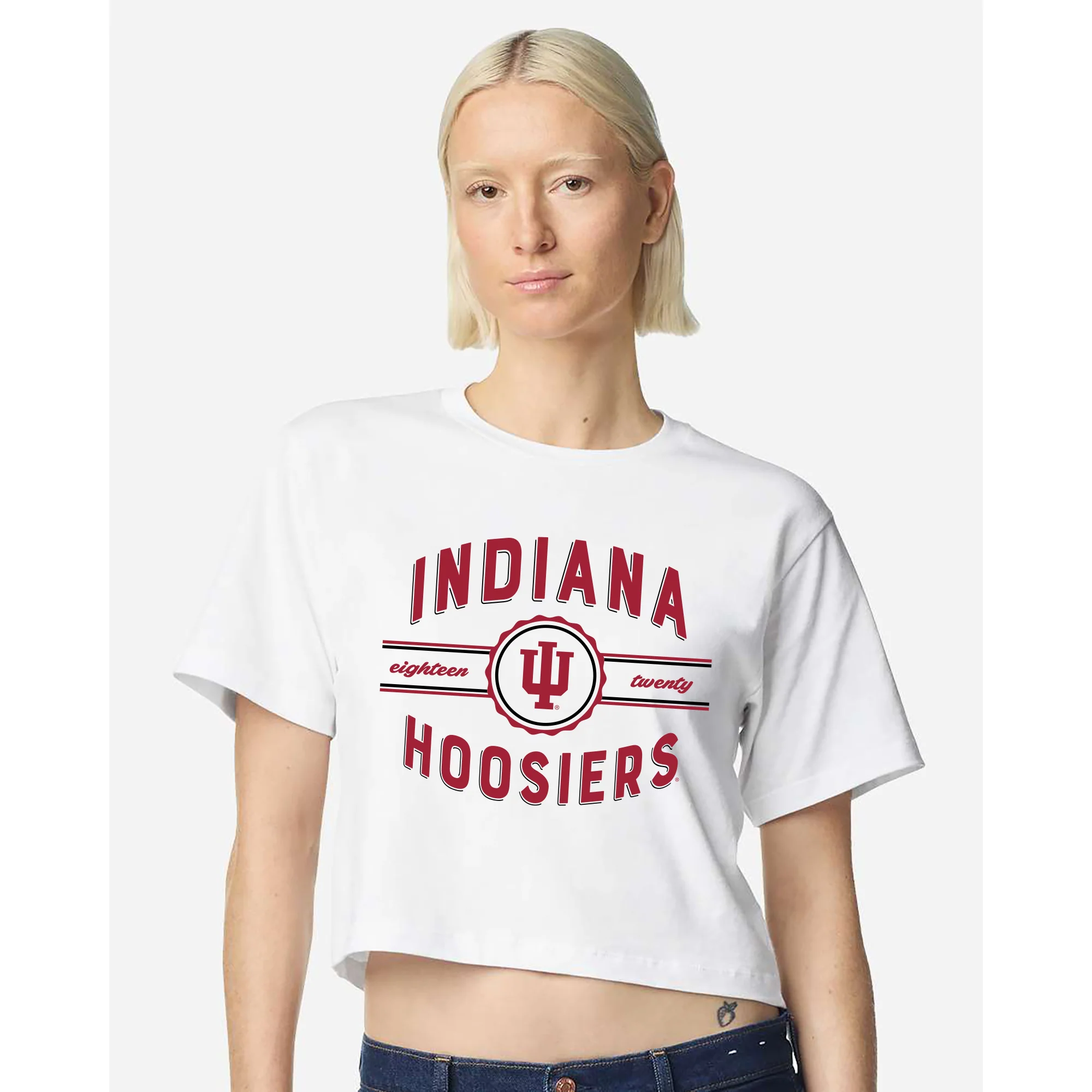 Indiana Grandstand Women's Fine Jersey Boxy Tee - White - Image 3