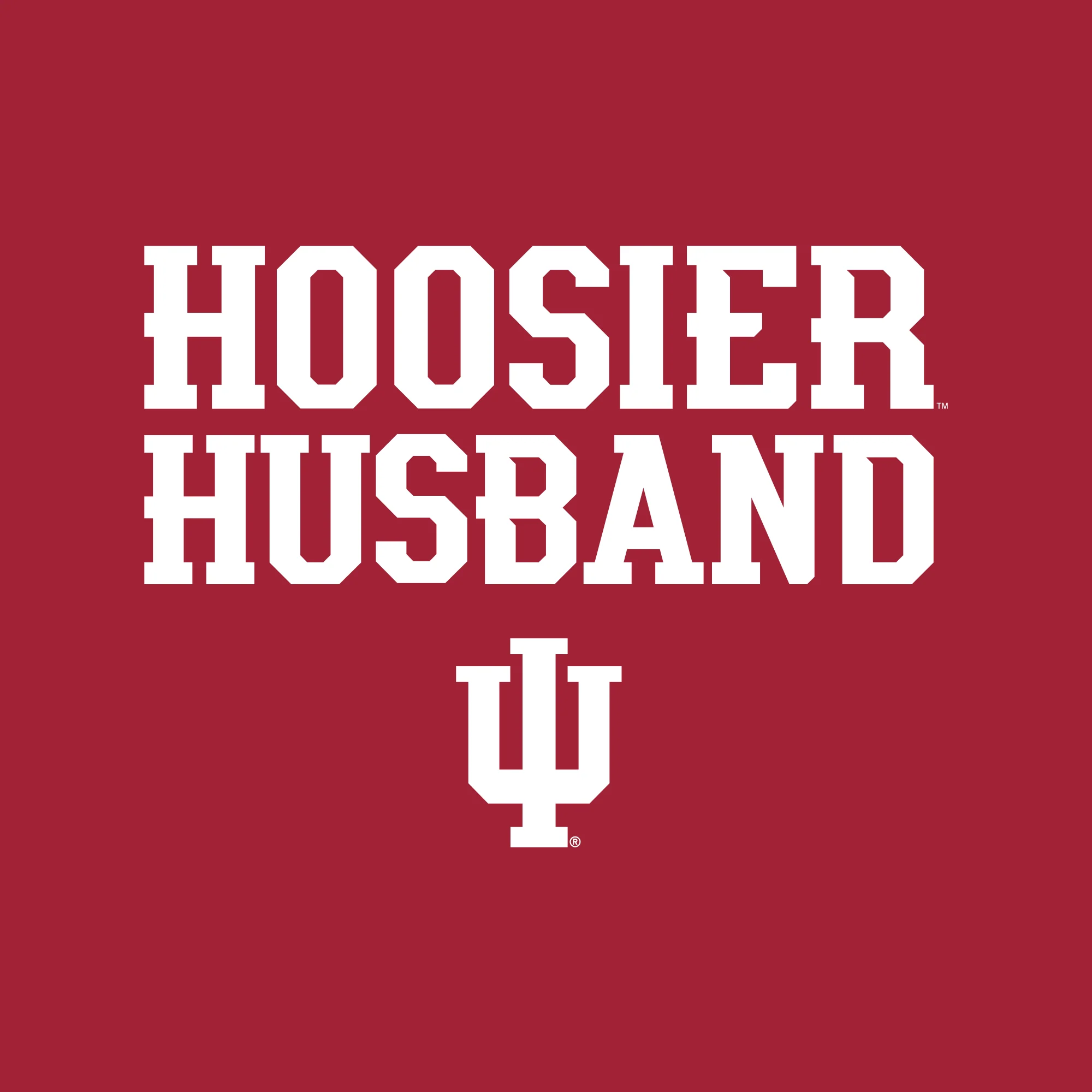 Indiana Hoosier Husband T-Shirt - Cardinal - Image 2