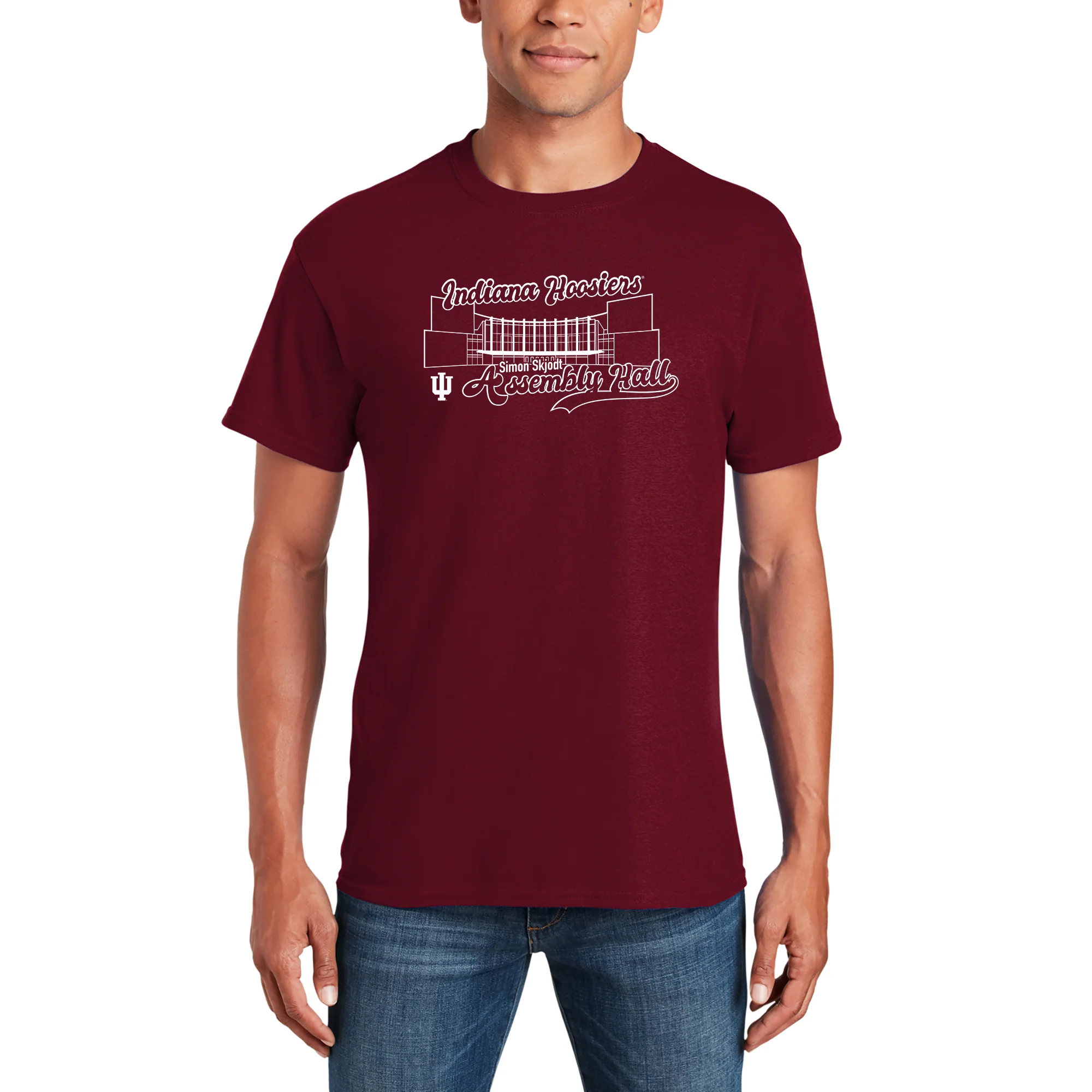 Indiana Hoosiers Simon Skjodt Assembly Hall T-Shirt - Cardinal - Image 3