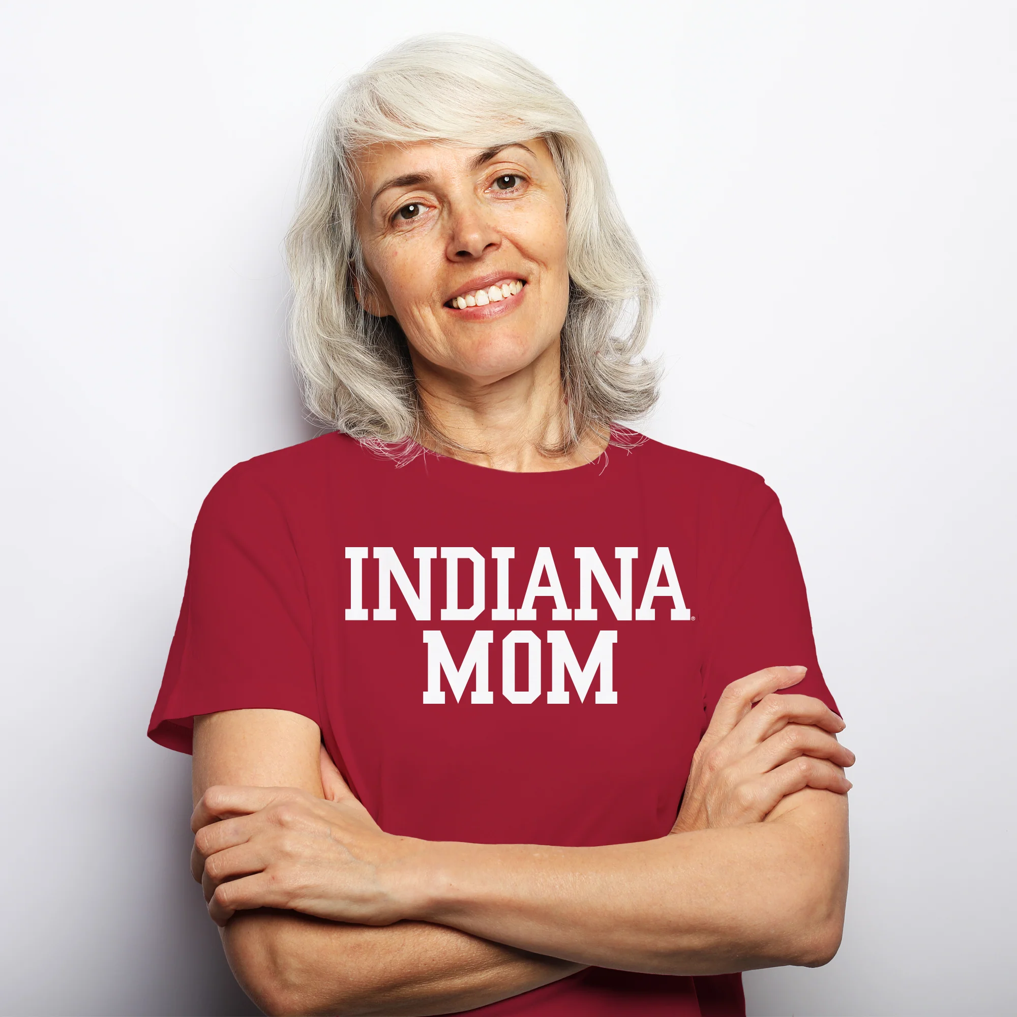 Indiana Mom Basic Block - Cardinal Red - Image 4