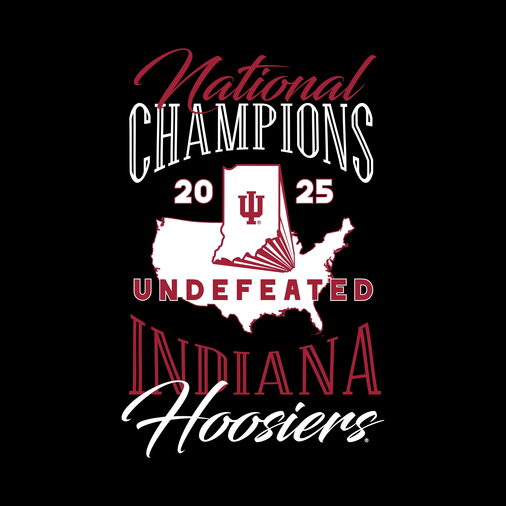 Indiana National Champions 2025 USA BTB Fleece Crew - Image 3