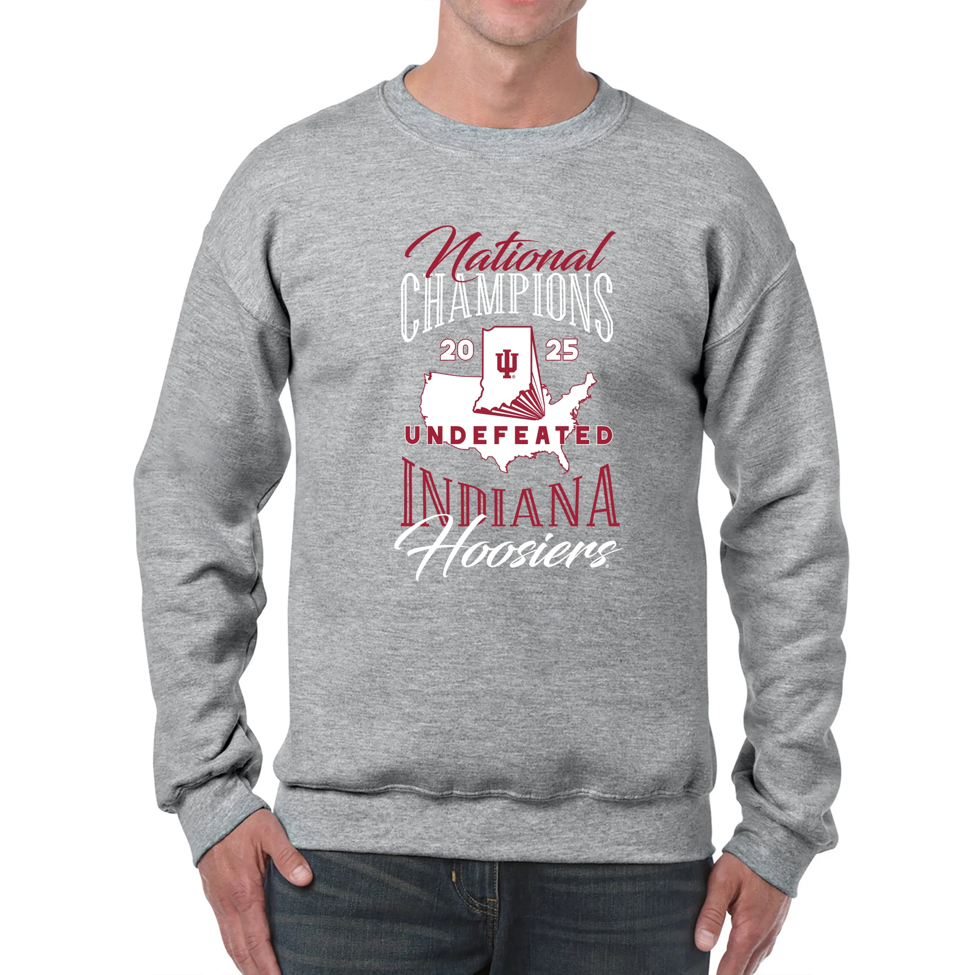 Indiana National Champions 2025 USA BTB Fleece Crew - Image 6
