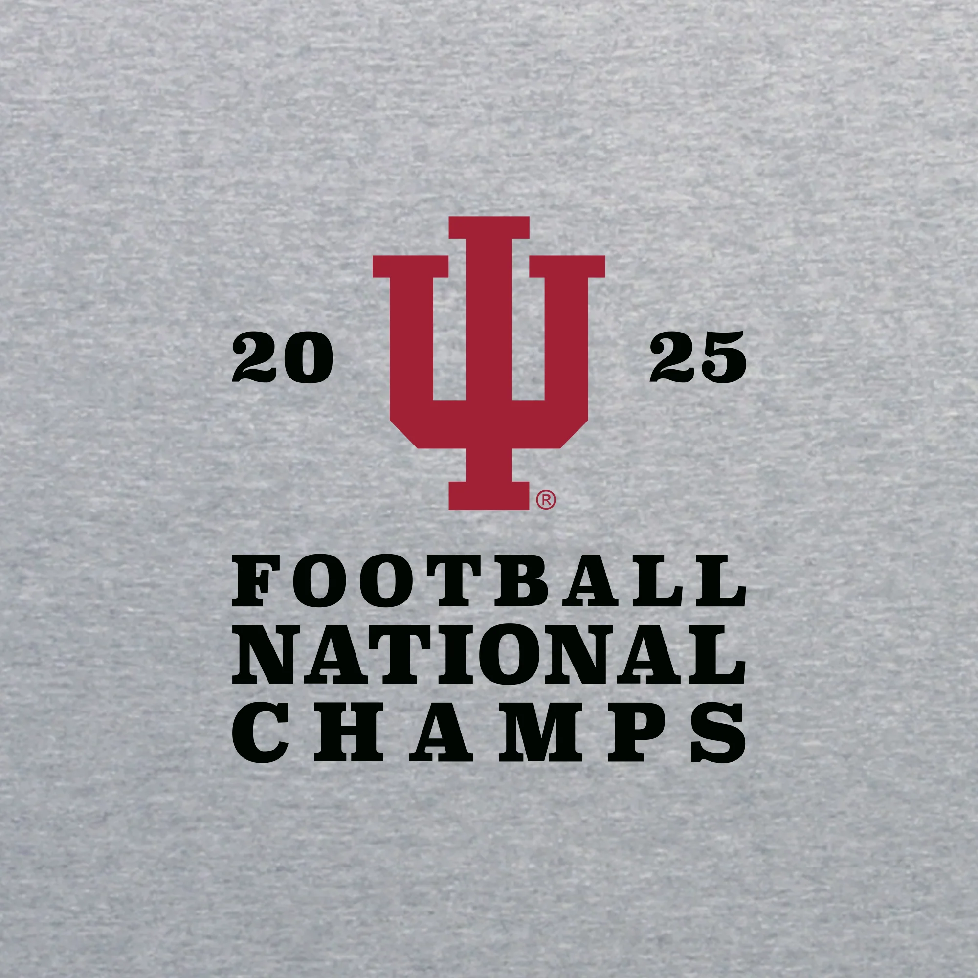 Indiana Perfect Season National Champions 2025 JA BTB Crewneck - Oxford - Image 2