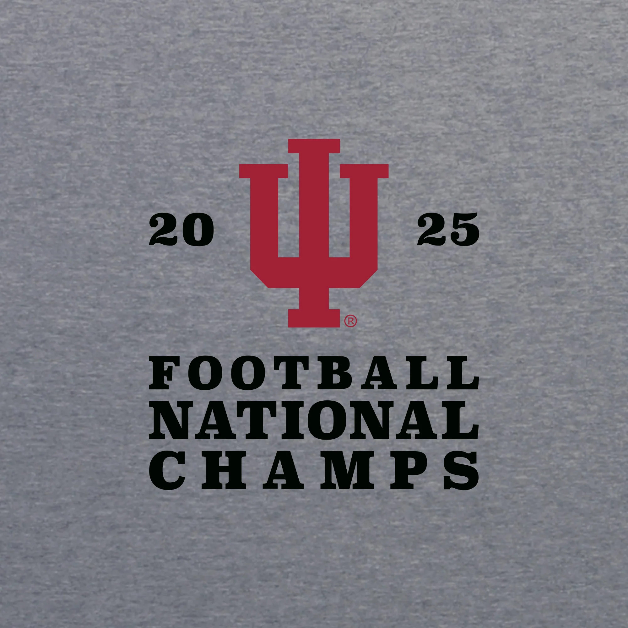 Indiana Perfect Season National Champions 2025 NLA Triblend T-Shirt - Premium Heather - Image 2