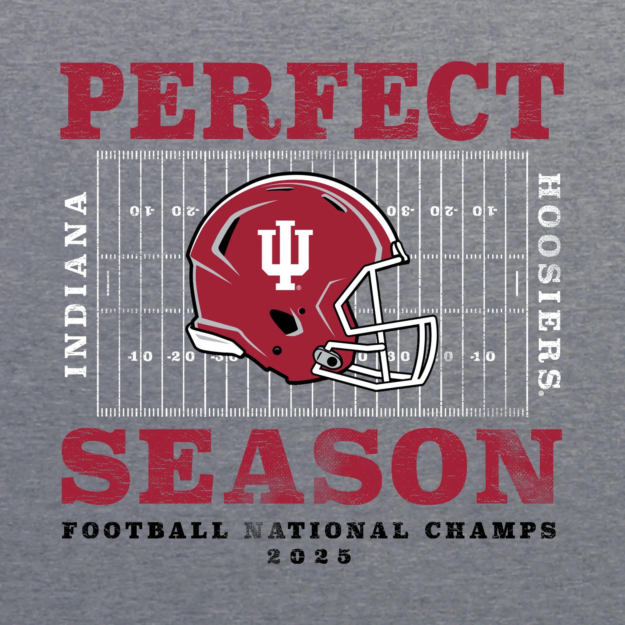 Indiana Perfect Season National Champions 2025 NLA Triblend T-Shirt - Premium Heather - Image 4