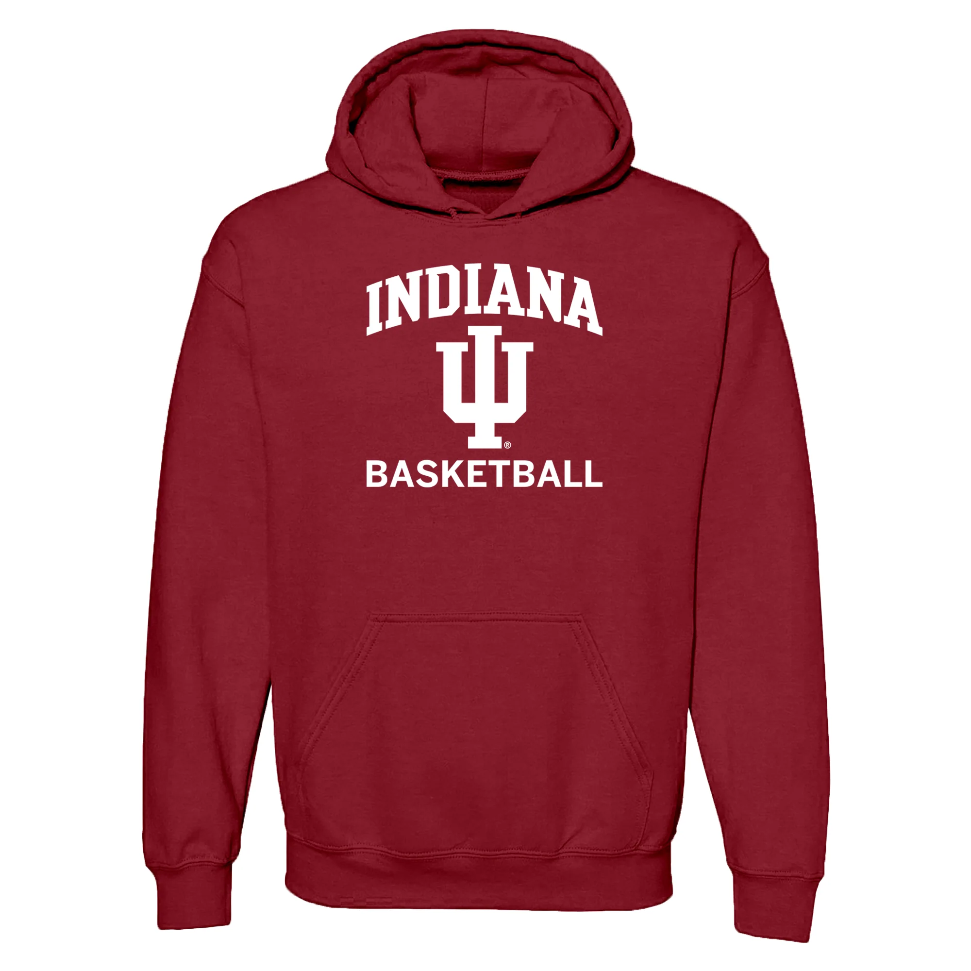 Indiana University Hoosiers Arch Logo Basketball Hoodie - Cardinal