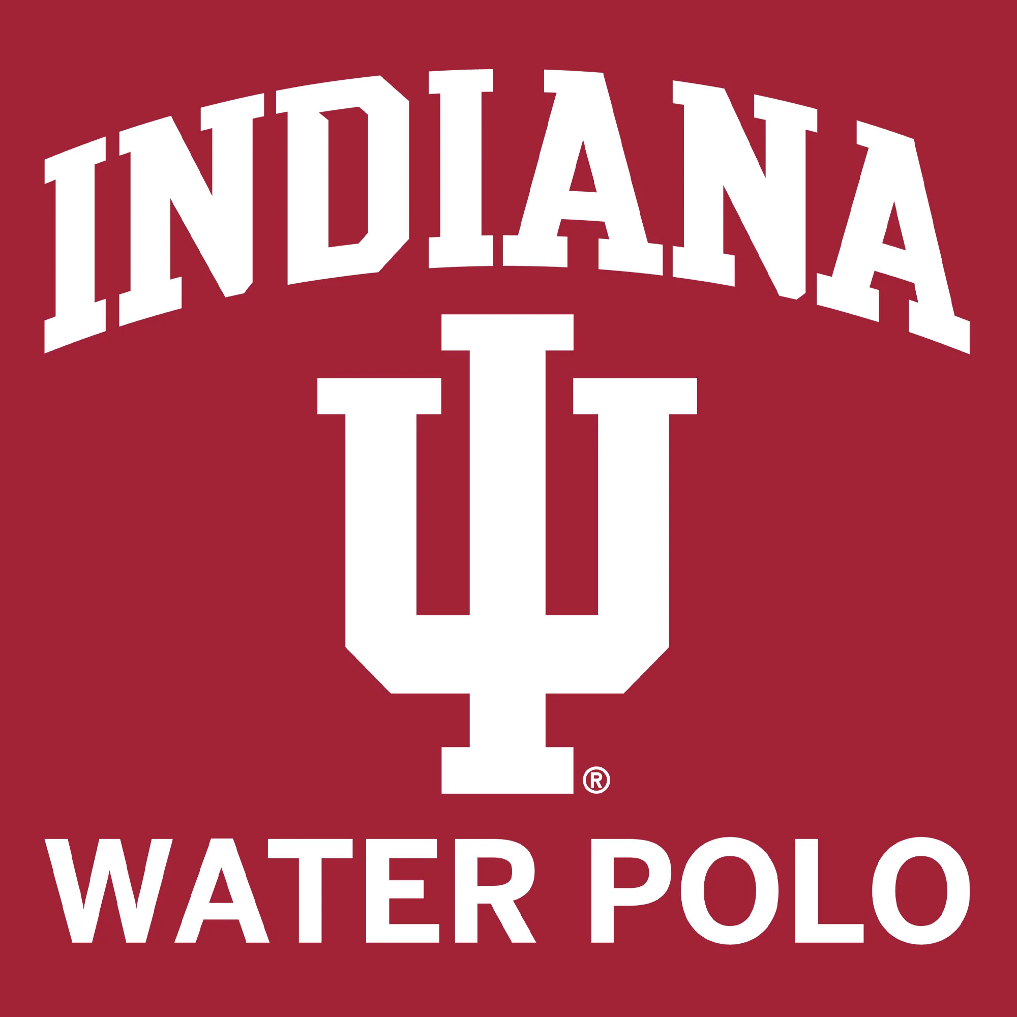 Indiana University Hoosiers Arch Logo Water Polo Short Sleeve T Shirt - Cardinal - Image 2